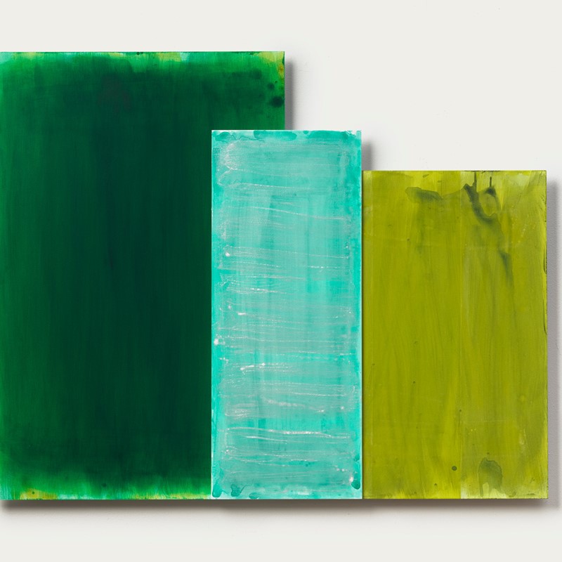 Proposition (Assemblage 8), 2024, acrylic paint on aluminium composite panel, 61 x 75.5cm