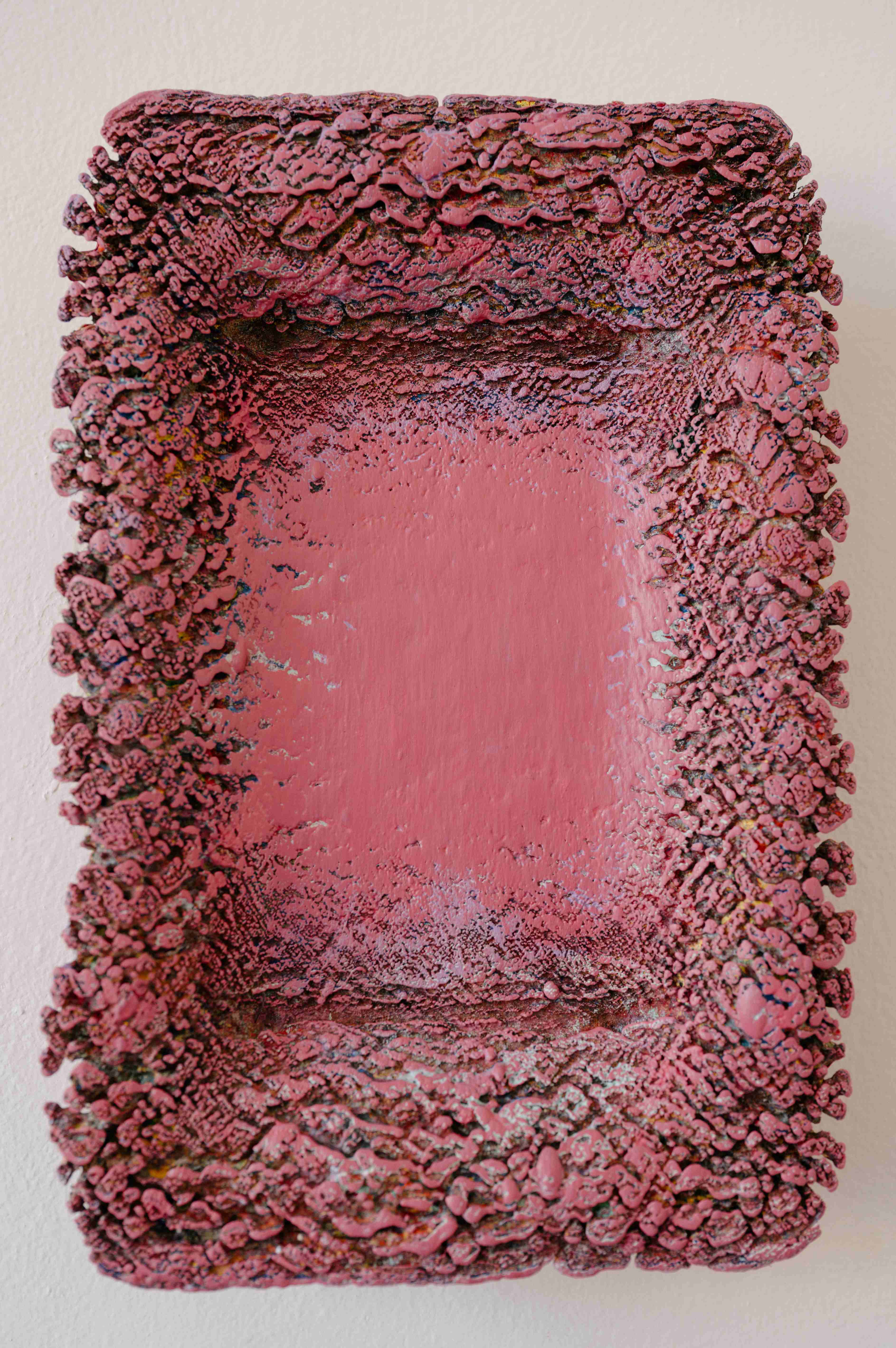 Andre Lipscombe, Food Bowl, 2022-2024, acrylic on wood, 24 x 16 x 3.5cm