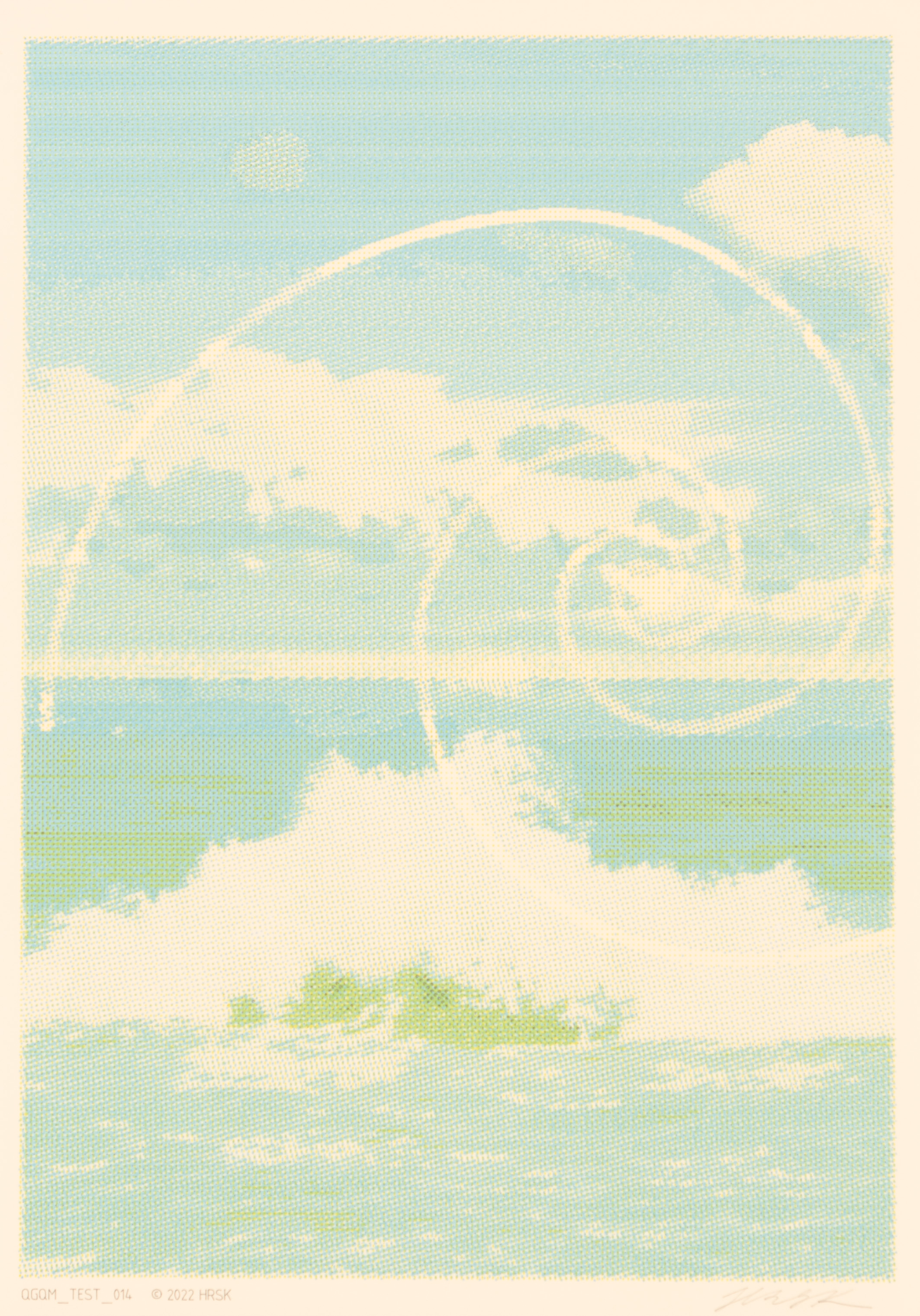 Hiroshi Kobayashi, Double Spiral, 2022 pigment marker on paper, 42 x 29.7cm