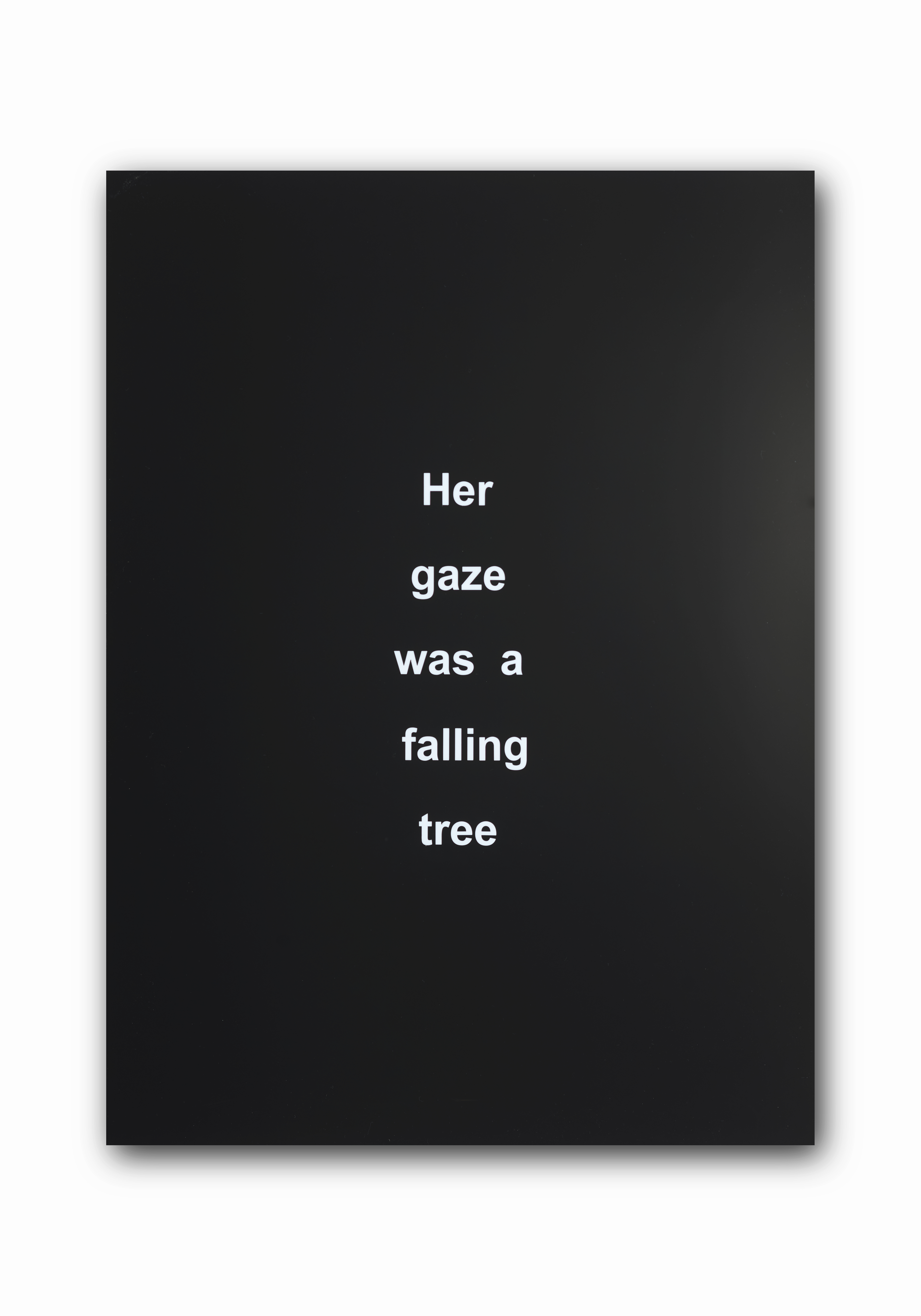 Olga Cironis, Her Gaze was a Falling Tree, 2024, acrylic, 75 x 55cm