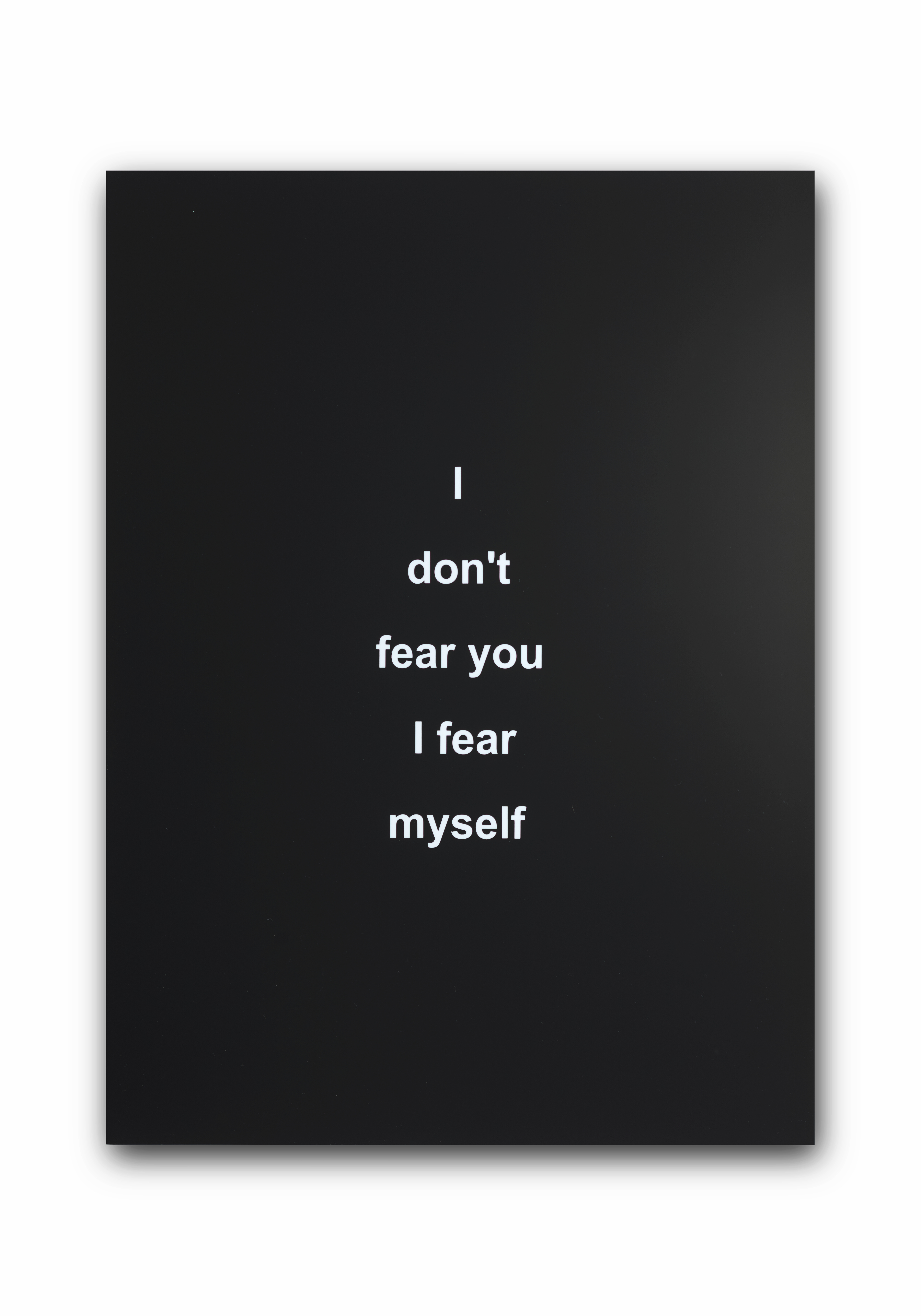 Olga Cironis, I Don't Fear You, I Fear Myself, 2024, acrylic, 75 x 55cm