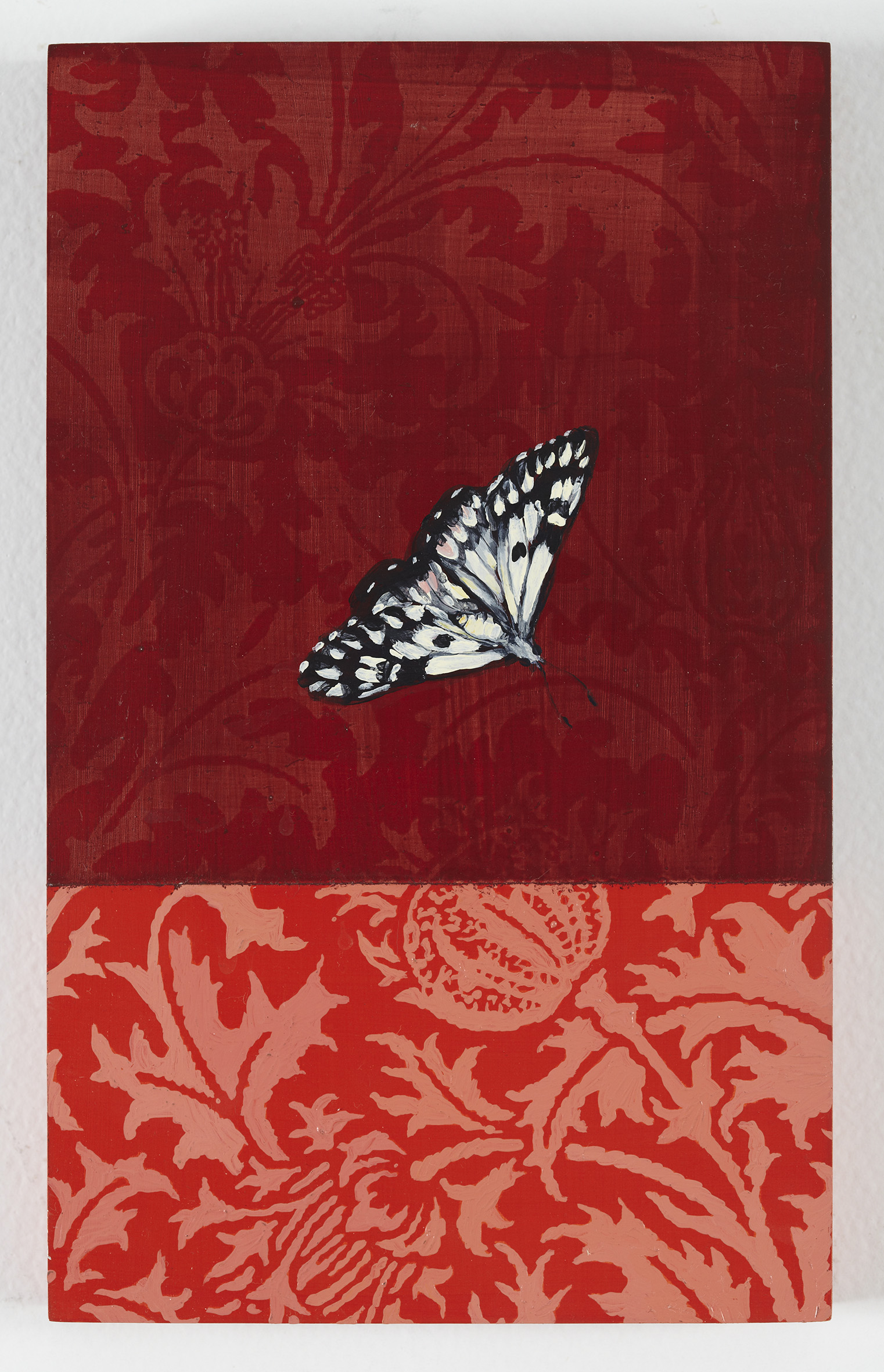 Clare McFarlane, Jezebel’s Verse III, 2012, acrylic and silkscreen on board, 26 x 16cm