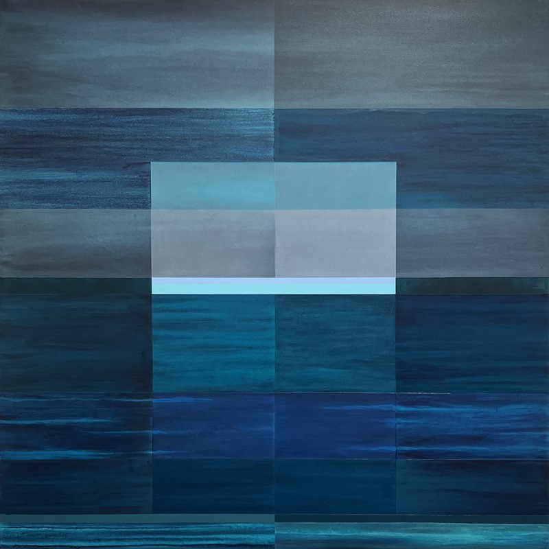 Situation 8, 2024, acrylic on canvas, 100 x 100cm