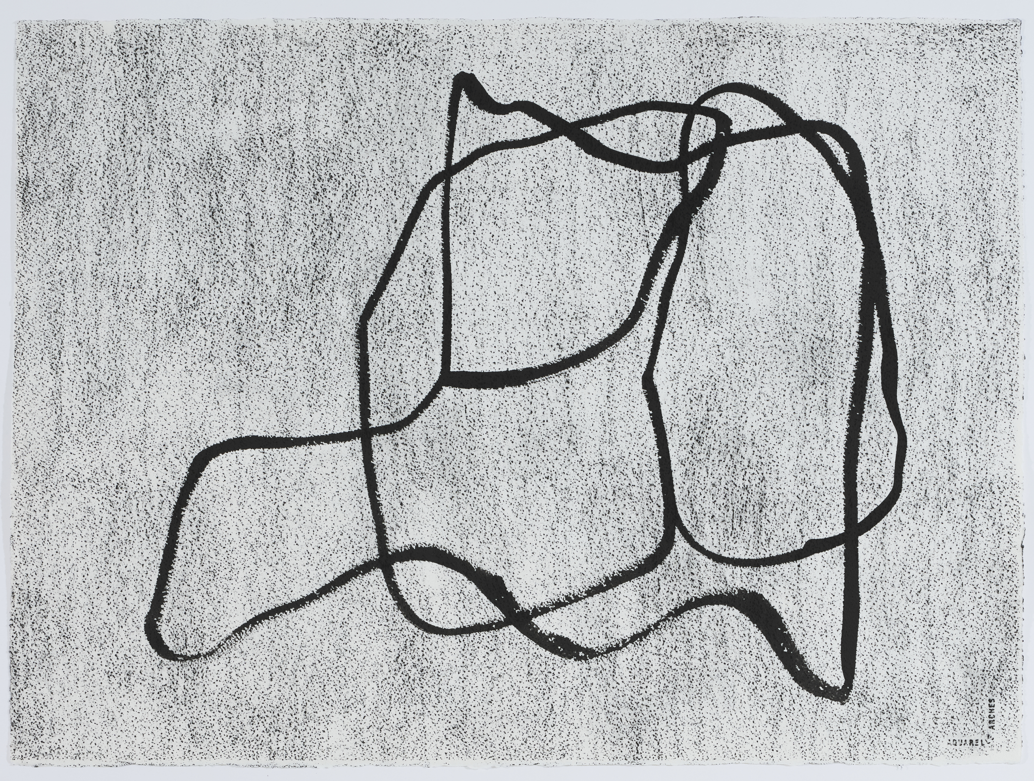 Vanessa Russ, Monsoon Build Up 2, 2025, Indian ink and charcoal on paper, 76 x 56cm