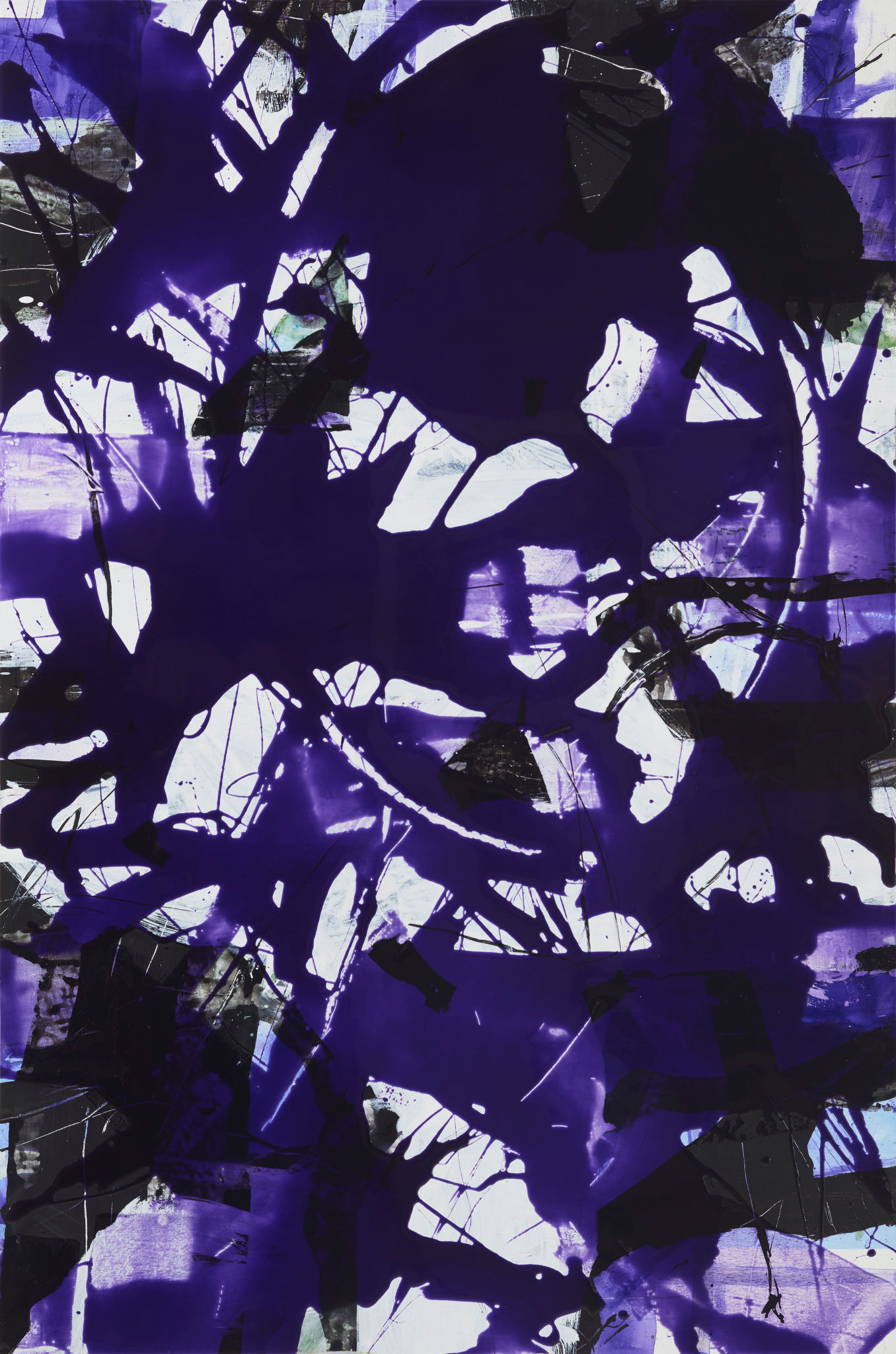 Chris Hopewell, Mirror, 2024, acrylic and resin on wood panel, 122 x 81cm