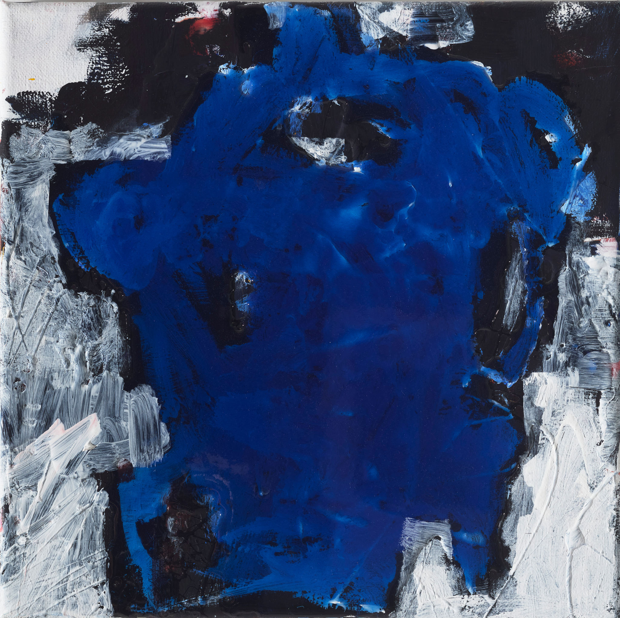 Chris Hopewell, Amore 1, 2024, acrylic and resin on canvas, 30 x 30cm