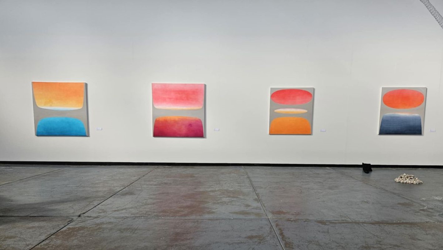 Artwork: Jo Darbyshire, install of Drylands, 2024, Holmes à Court Gallery