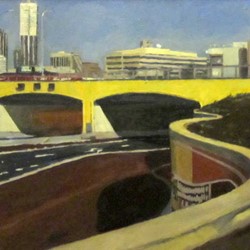 Kevin Robertson, The Tunnel, c.2000, oil on linen, 61 x 128cm