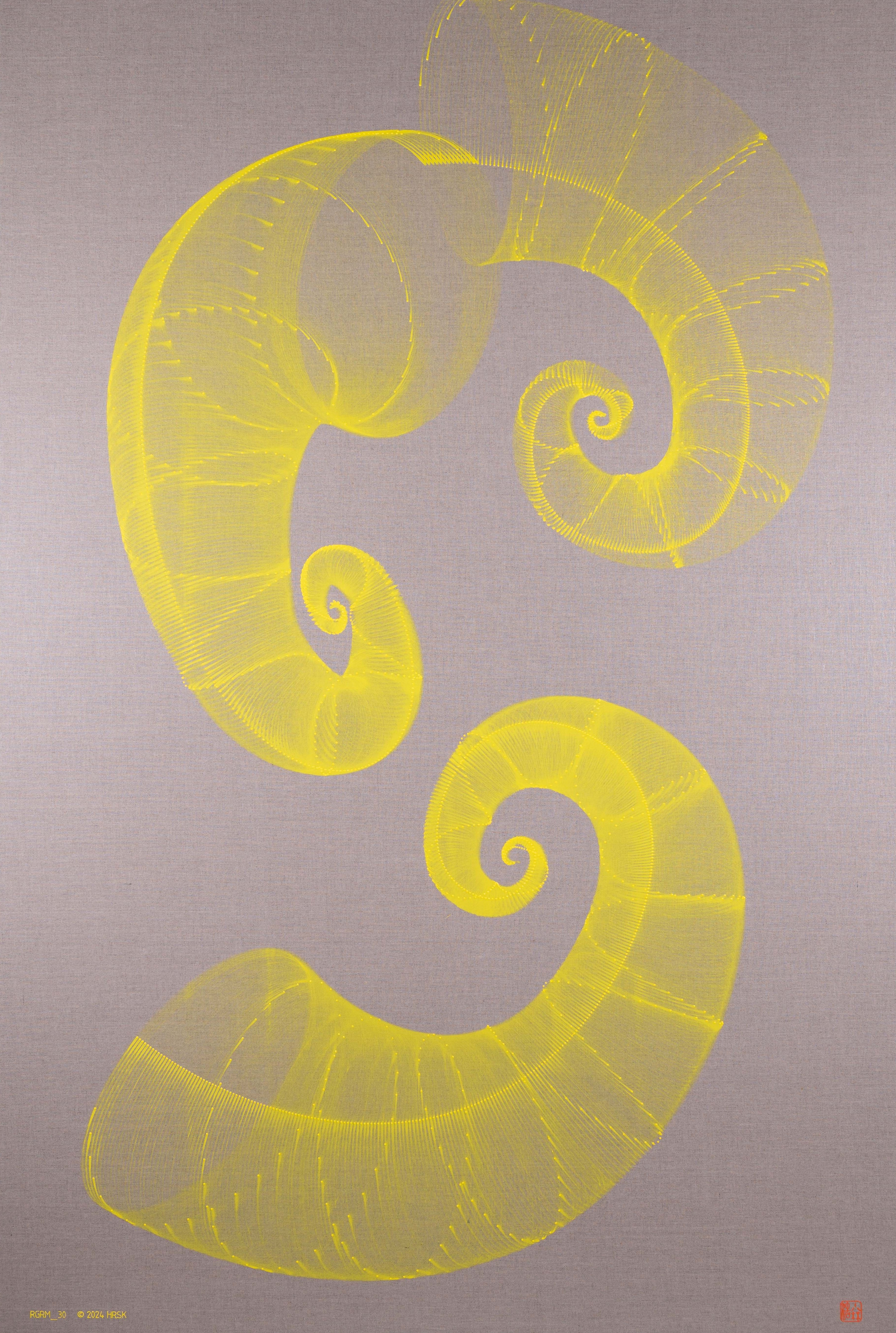 Hiroshi Kobayashi, Phantom in the Shell 4, 2024, oil on linen, 194 x 130.5cm