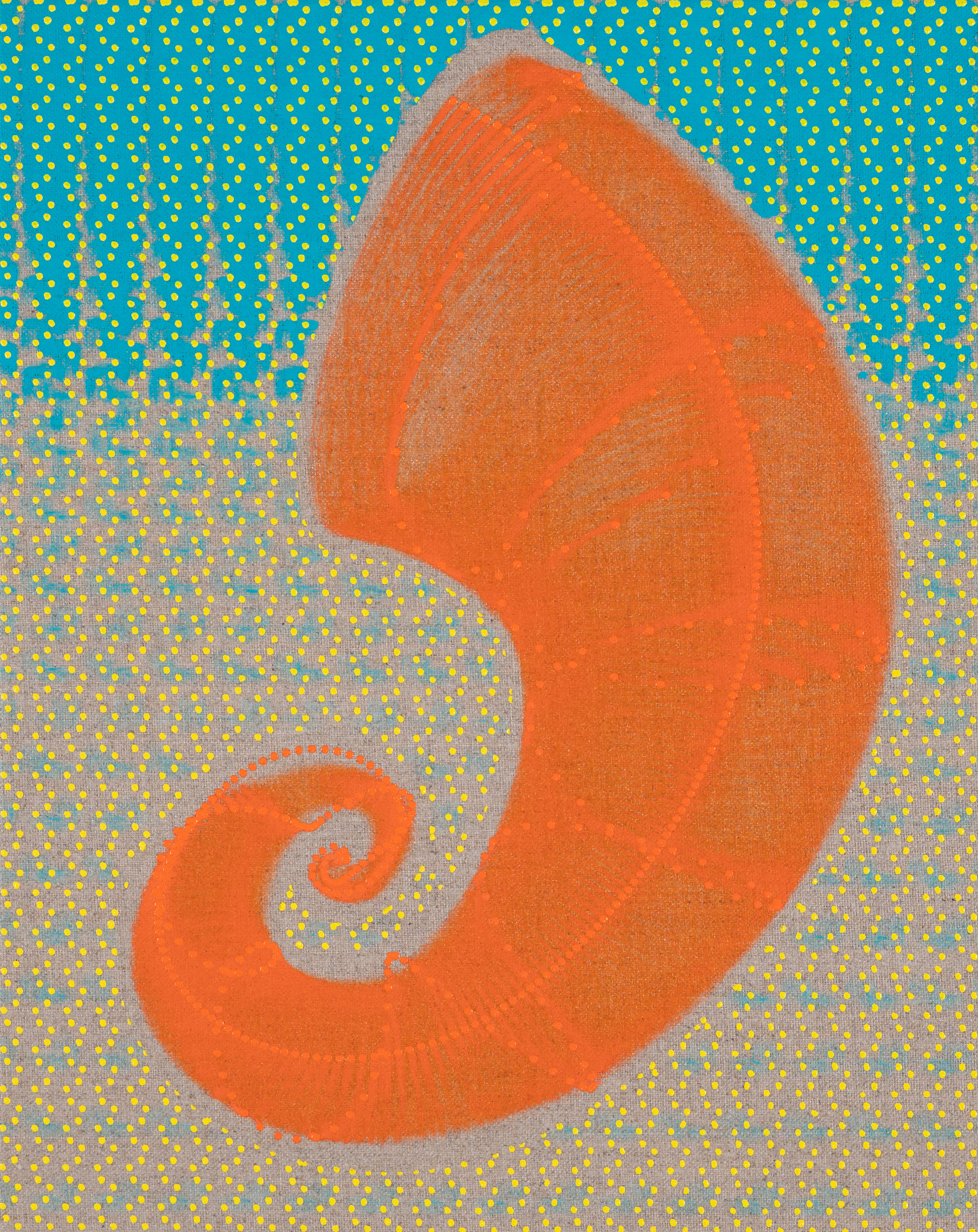 Hiroshi Kobayashi, Marine Snow, 2025, oil on linen, 38.2 x 30.5cm