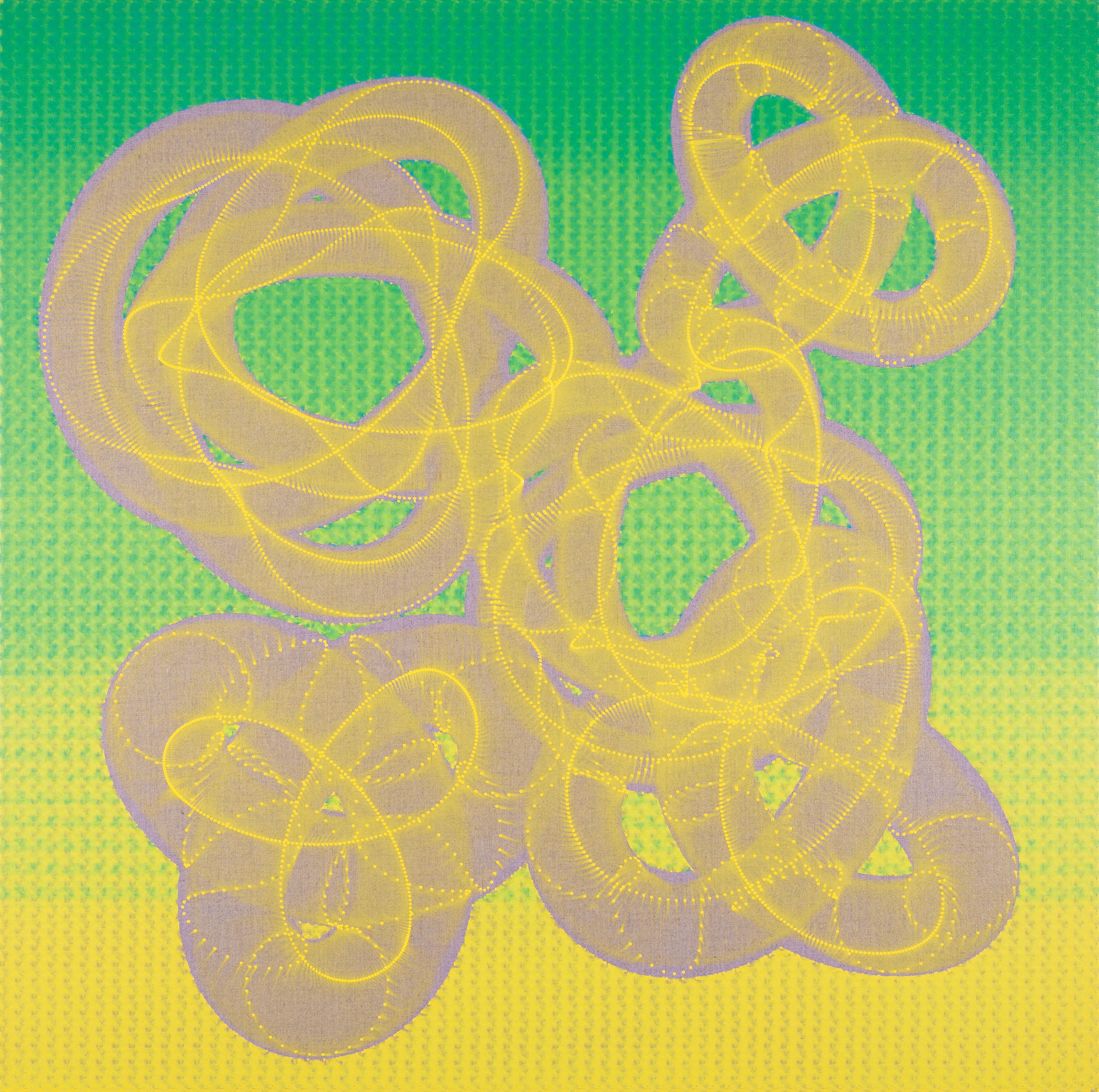 Hiroshi Kobayashi, Portrait of Sunflower, 2025, oil on linen, 91 x 91cm