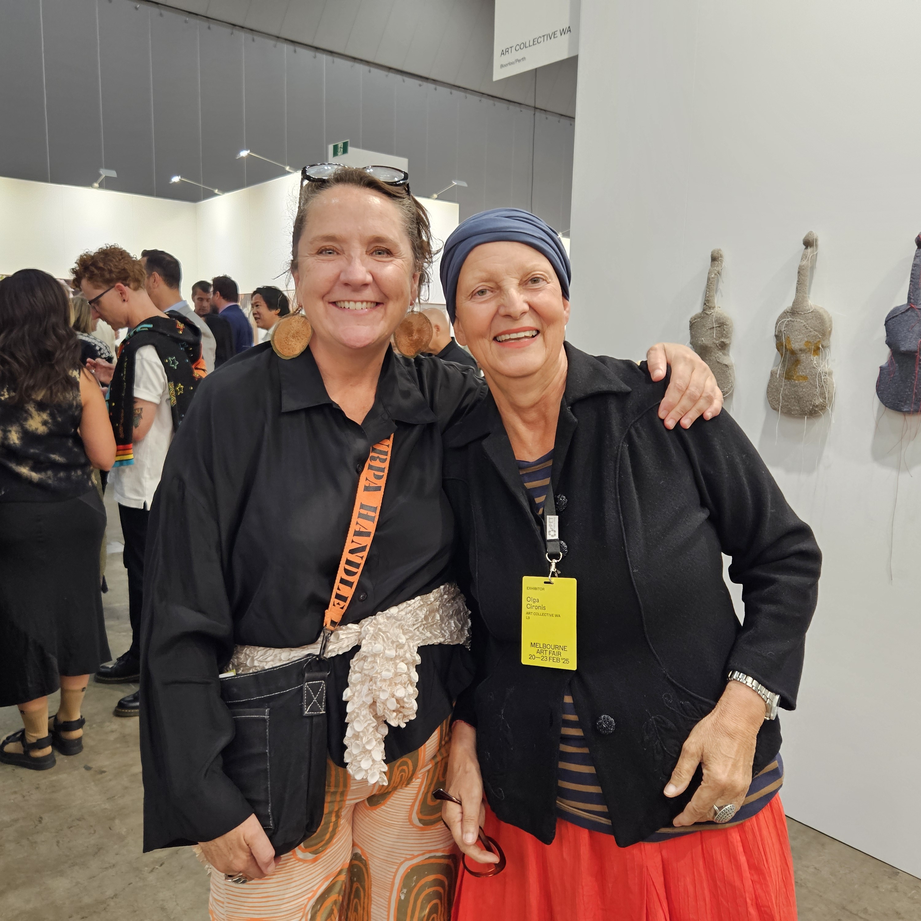 Olga Cironis and Lisa Slade at Melbourne Art Fair // Collective Conversations 2025