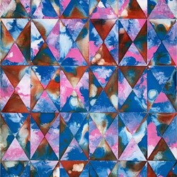 Alex Spremberg, Kairos Series S 5-24, 2024, enamel on wood, 40.6 x 30.5 x 4cm