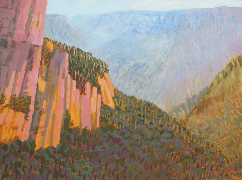 Jane Martin, Blue Mountains 3, 2015, oil on canvas