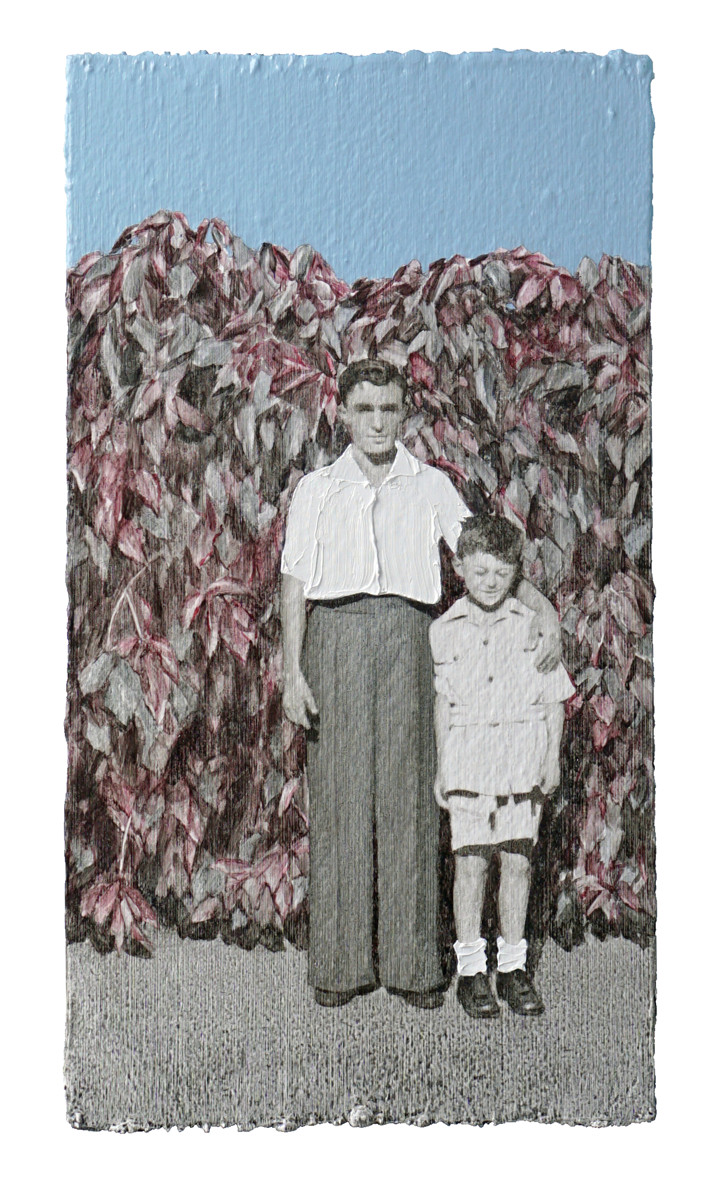 Mark Tweedie, North River Road, 2025, oil and acrylic on board, 31 x 16cm