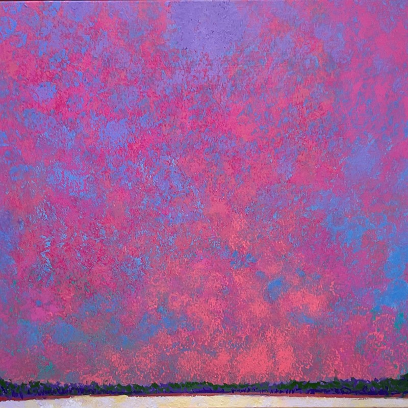 Little Salt Lake 2, 2025, acrylic on canvas, 96.5 x 117cm