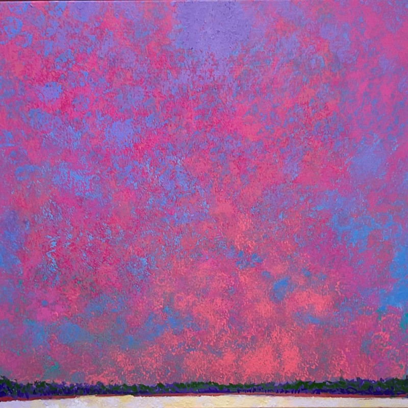 Little Salt Lake 2, 2025, acrylic on canvas, 96.5 x 117cm