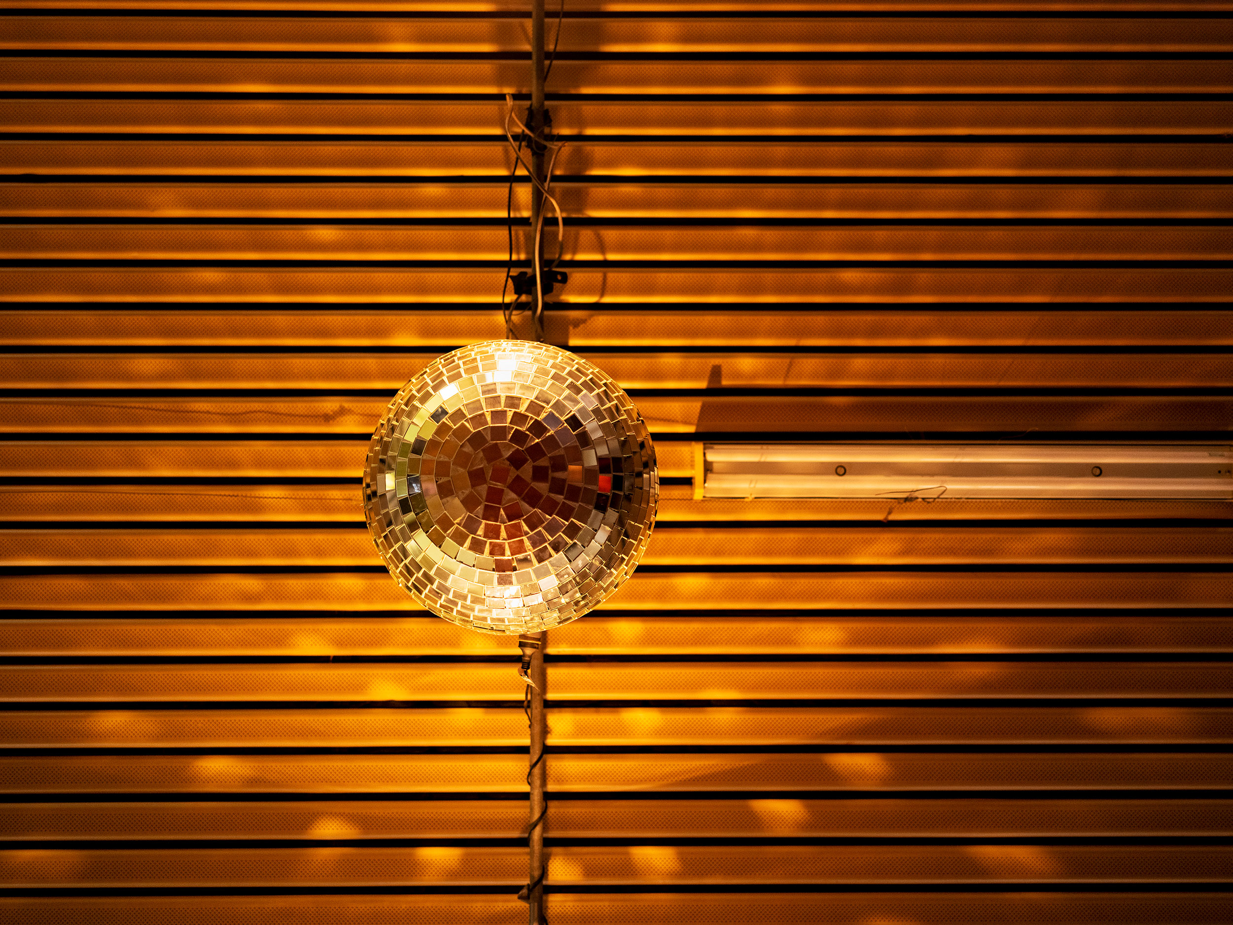 Brad Rimmer, Mirror Ball Morawa Town Hall, Spring 2020, archival pigment print, 45 x 60cm, ed. 3