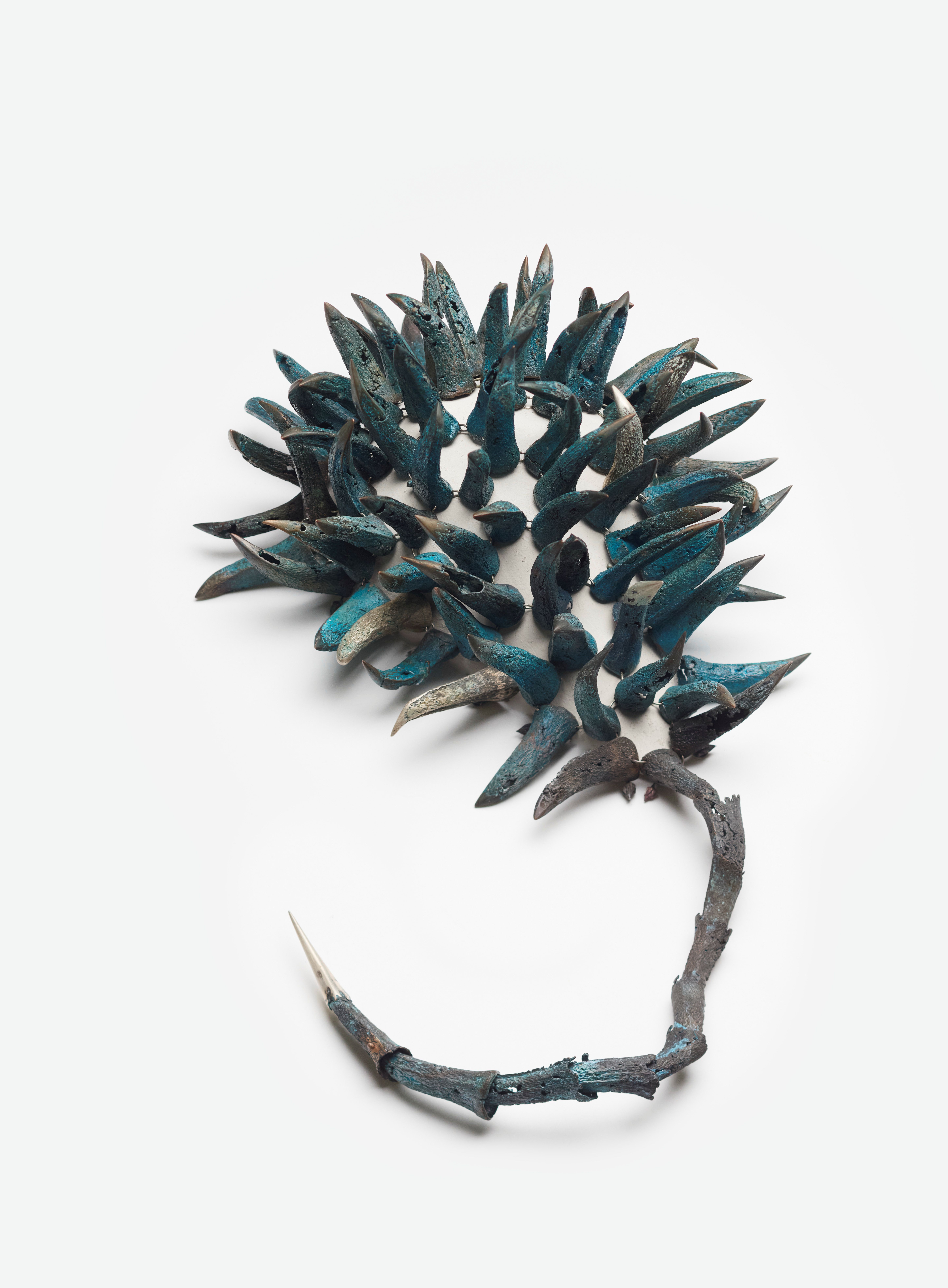 Sarah Elson, The women will be my soldiers, 2025, recycled silver and copper, 26 x 41 x 11cm