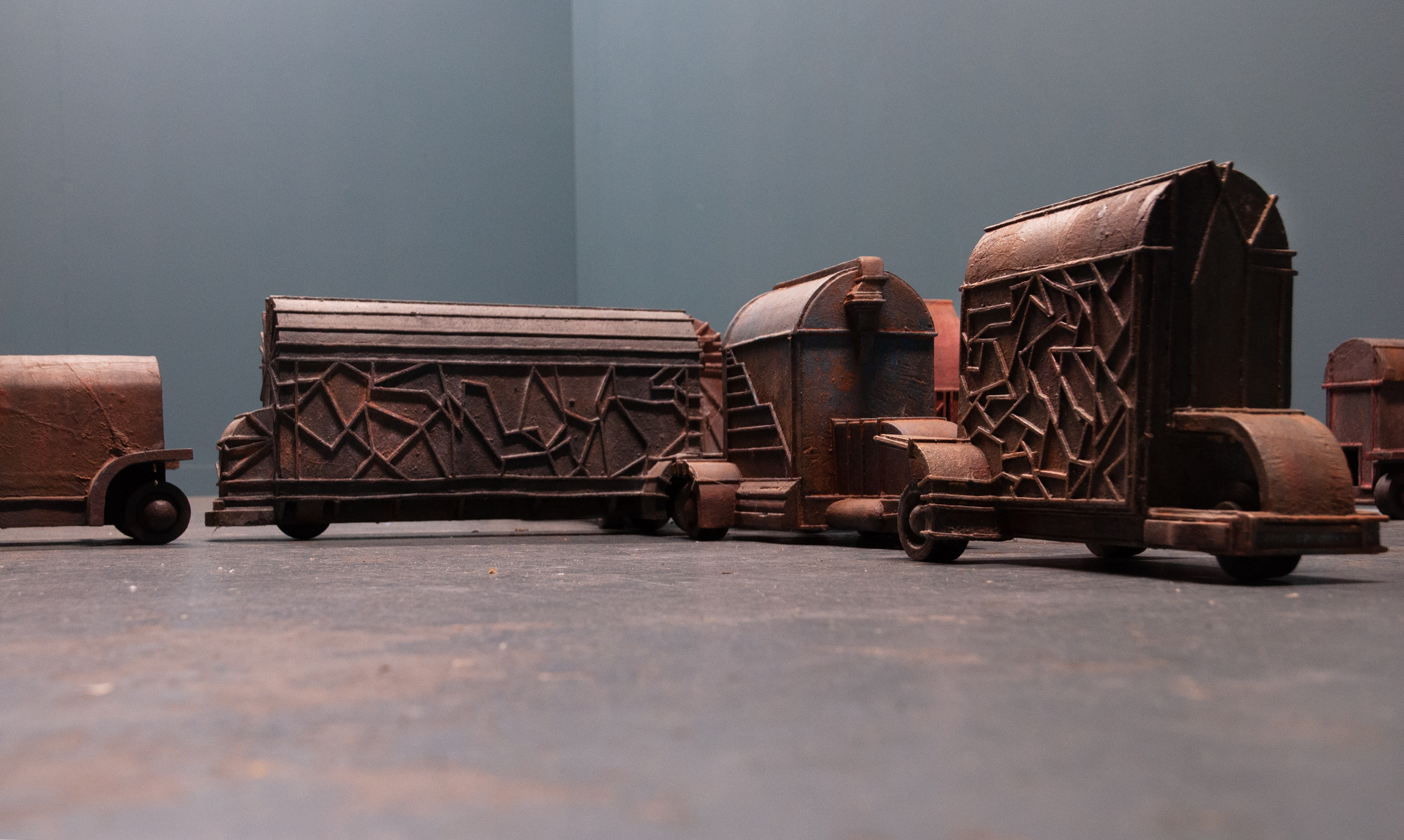 Stuart Elliott, Post-Crusade (detail), 2024, acrylic, wood and steel, 120 x 75 x 55cm.jpg