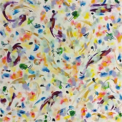 Cathy Blanchflower, Kanok VIII, 2025, acrylic and oil on canvas, 61 x 61cm