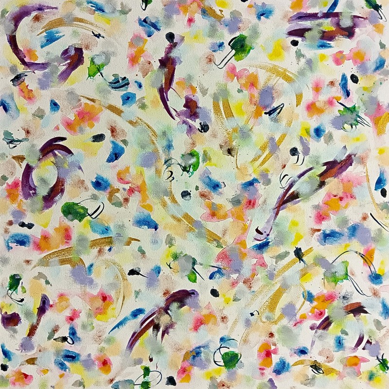 Cathy Blanchflower, Kanok VIII, 2025, acrylic and oil on canvas, 60 x 50cm