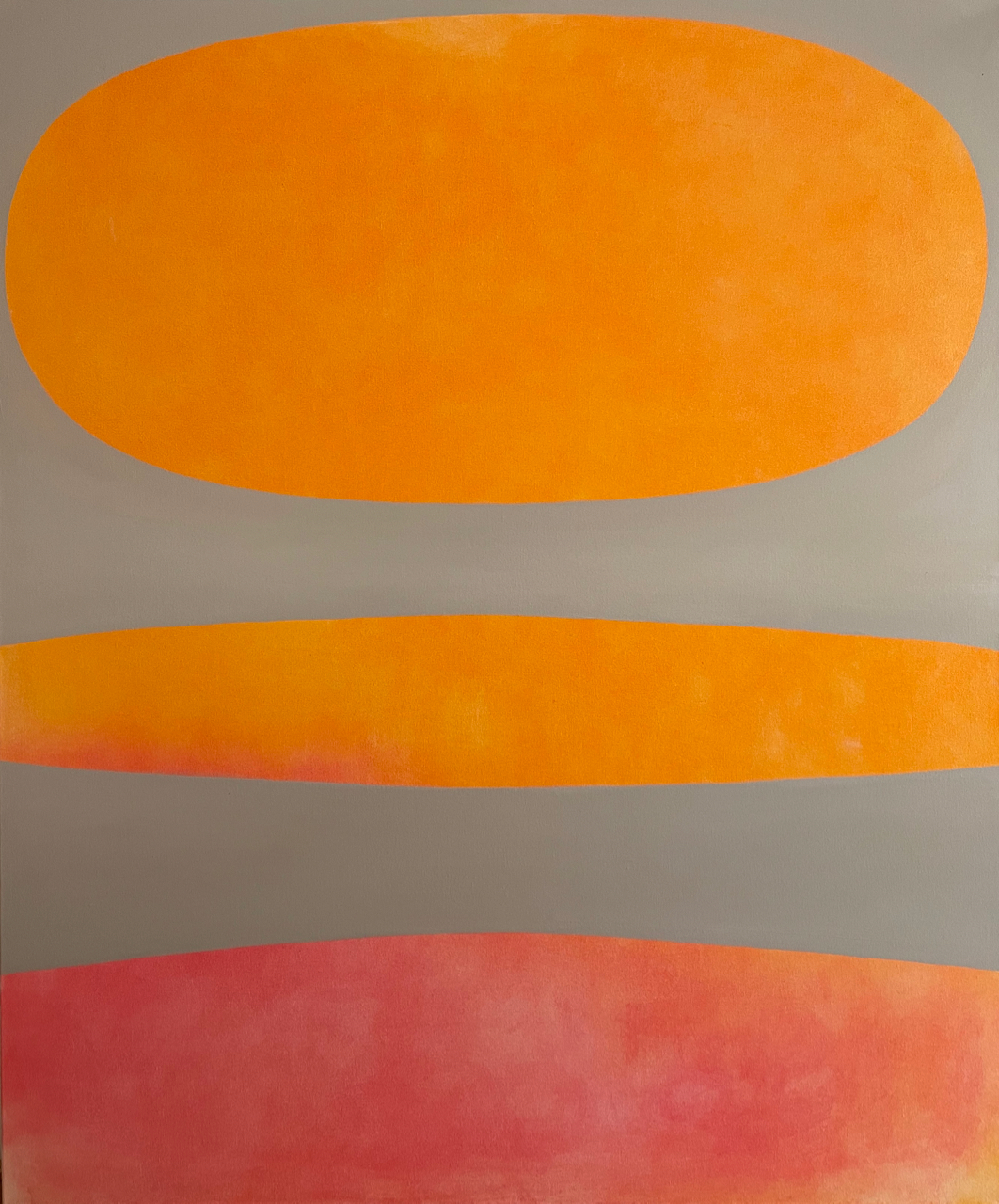 Jo Darbyshire, Mighty Lake Chain, 2024, oil on canvas 180 x 150cm