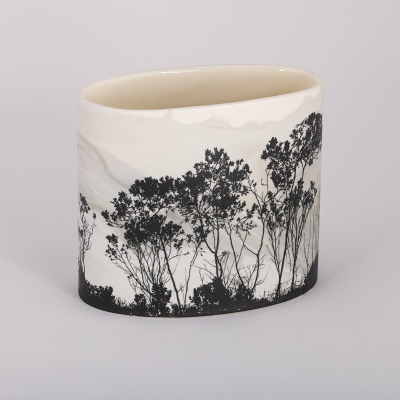 Sandra Black, Chester Pass Road 1, 2025, porcelain, 12.5 x 14.3 x 8.7cm