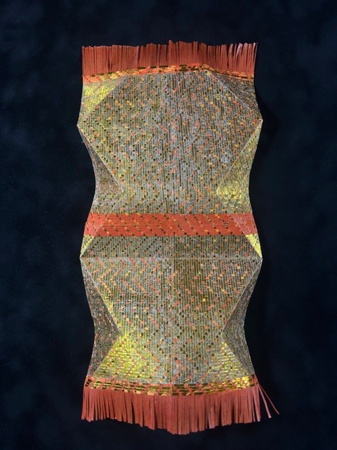 Jacky Cheng, Traces of Becoming, 2025, incense papers, 33 x 16 x 4.5cm