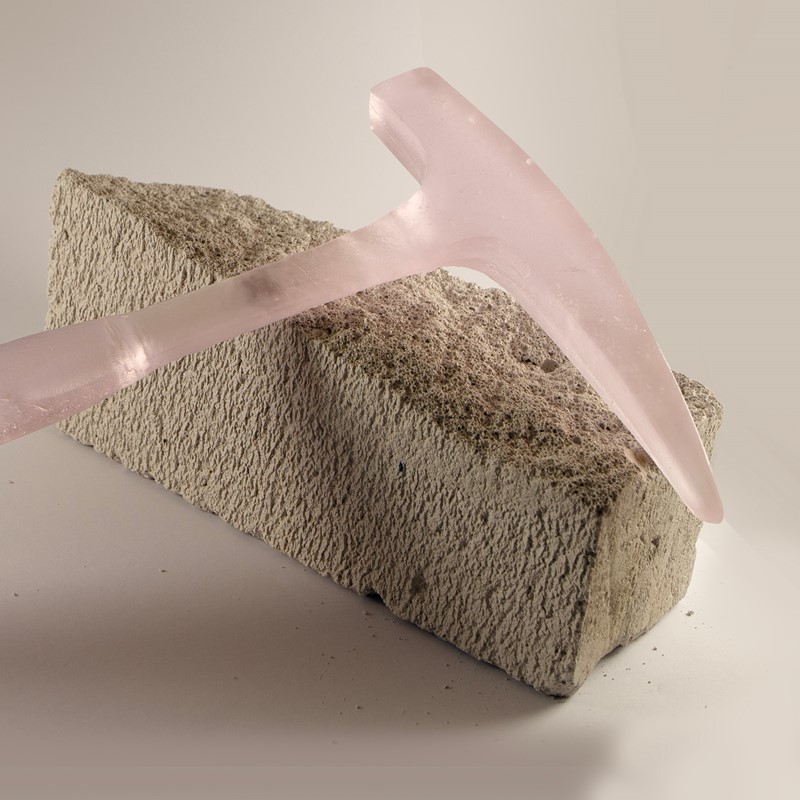 Penny Coss, Favourites - Iced Vovo, glass, 33 x 20 x 1.7cm