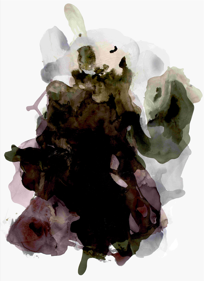 Penny Coss, Body - Matter Particulates, 2025, mixed pigment on paper, 152 x 110cm