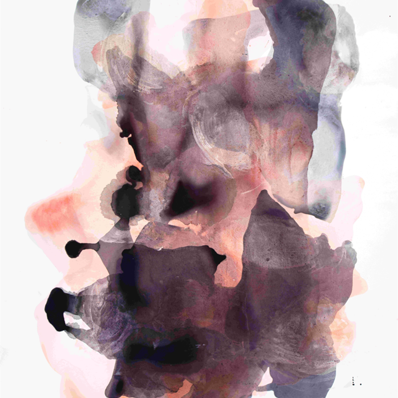 Body Particulates (detail), 2025, mixed media on paper, 152 x 110cm