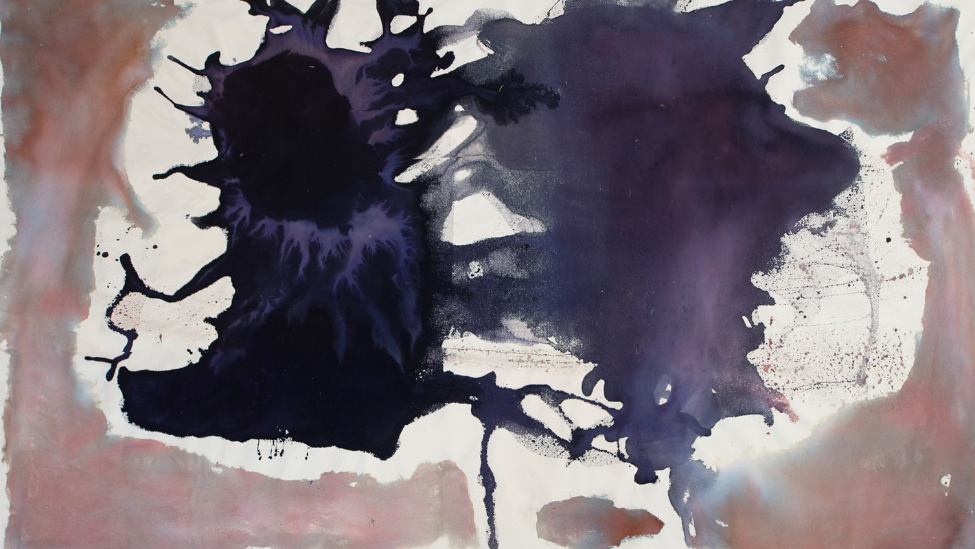 Penny Coss, New Cartographies 1, 2025, acrylic on canvas, 127 x 210 x 3cm