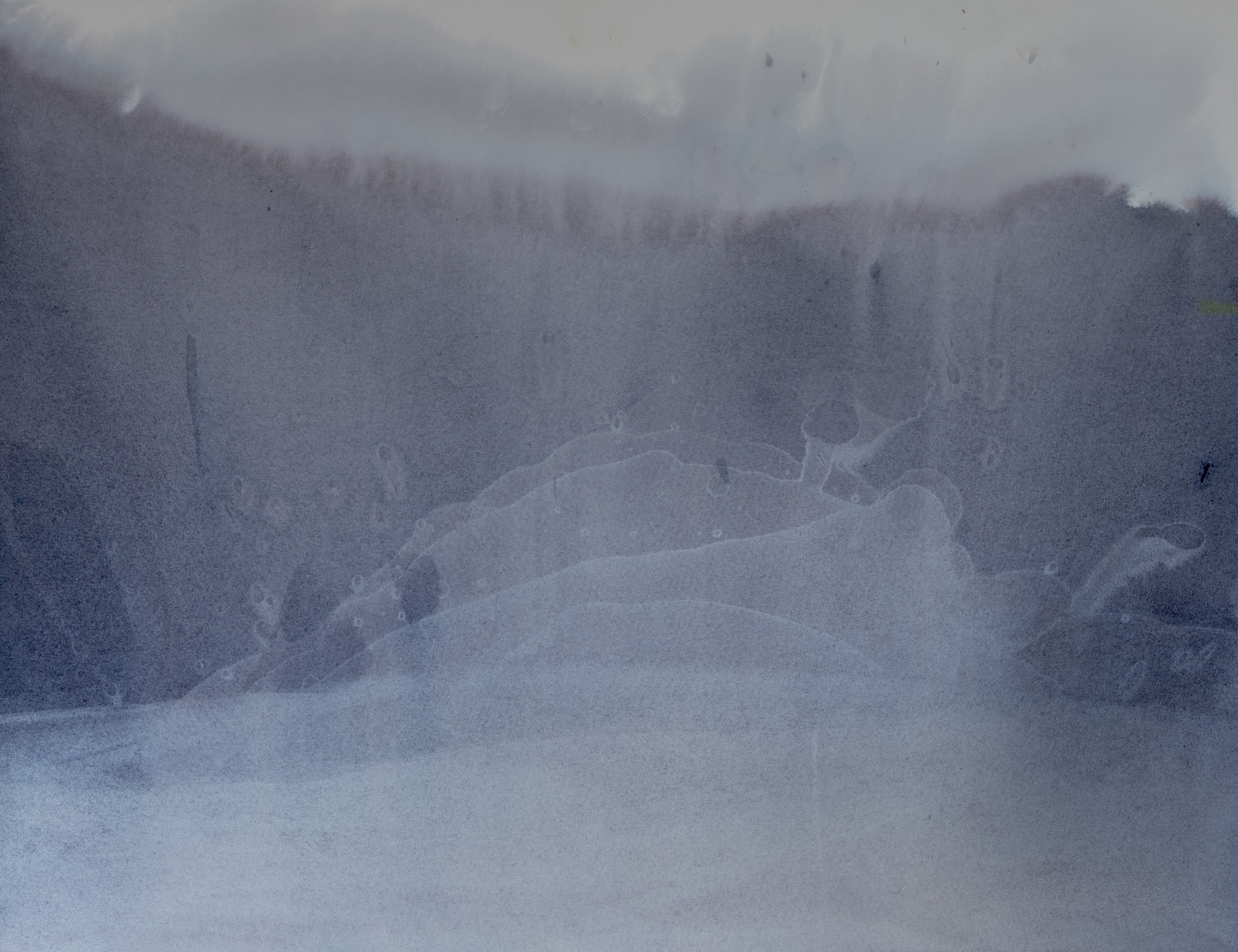 Penny Coss, Dark Energy 4, acrylic on paper, 31 x 41cm