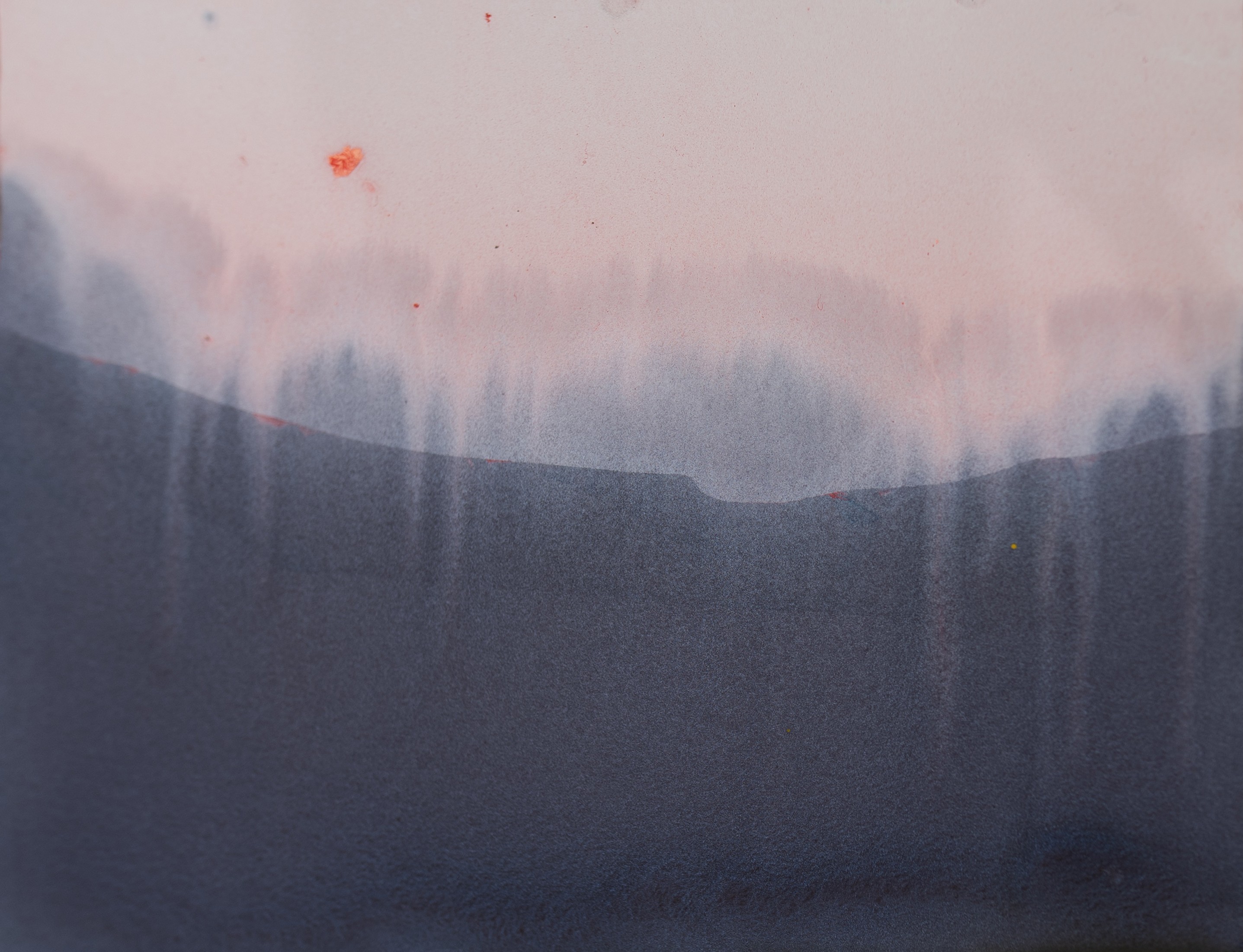 Penny Coss, Dark Energy 15, acrylic on paper, 31 x 41cm