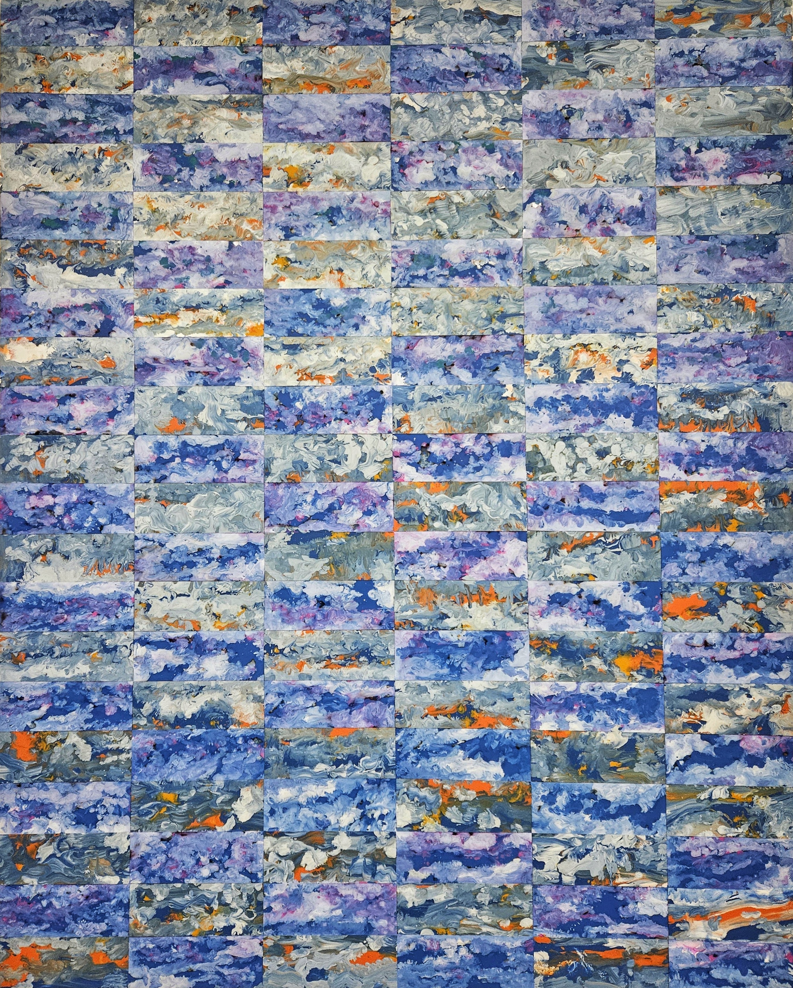 Alex Spremberg, Kairos #23, 2024, enamel on wood, 150 x 120 x 3cm