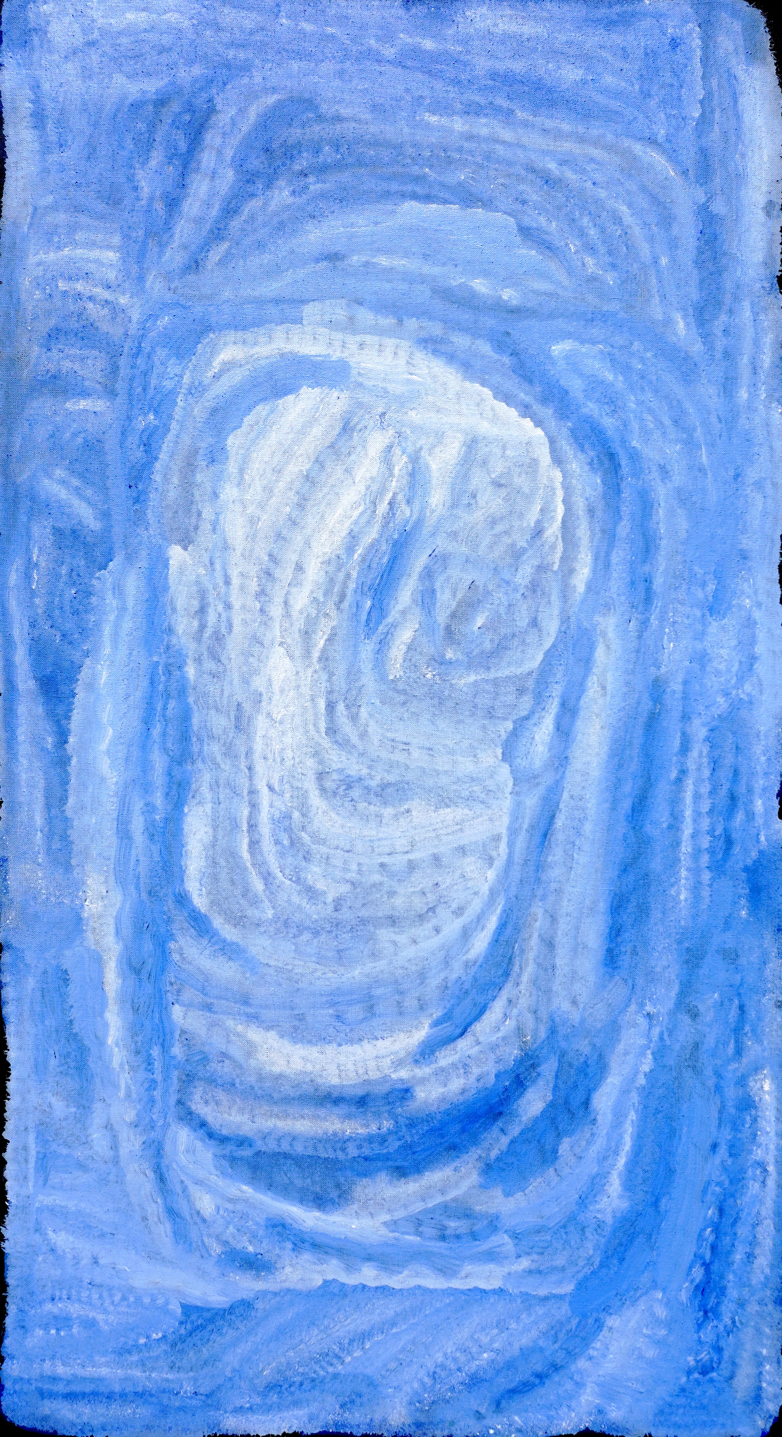 Lydia Balbal, Martakulu, 2024, acrylic on linen, 121 x 65cm