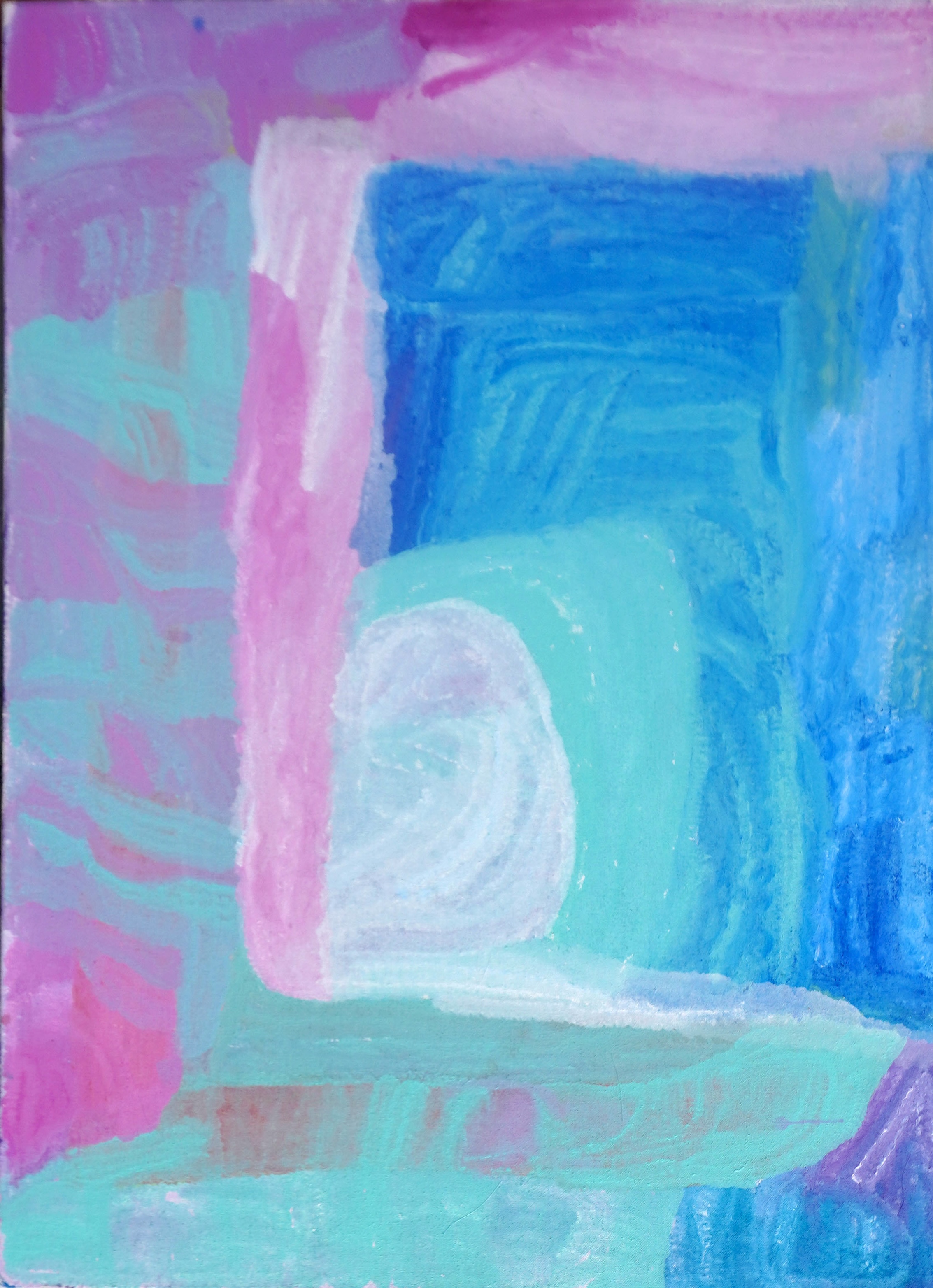 Lydia Balbal, Martakulu, 2025, acrylic on linen, 100 x 144cm