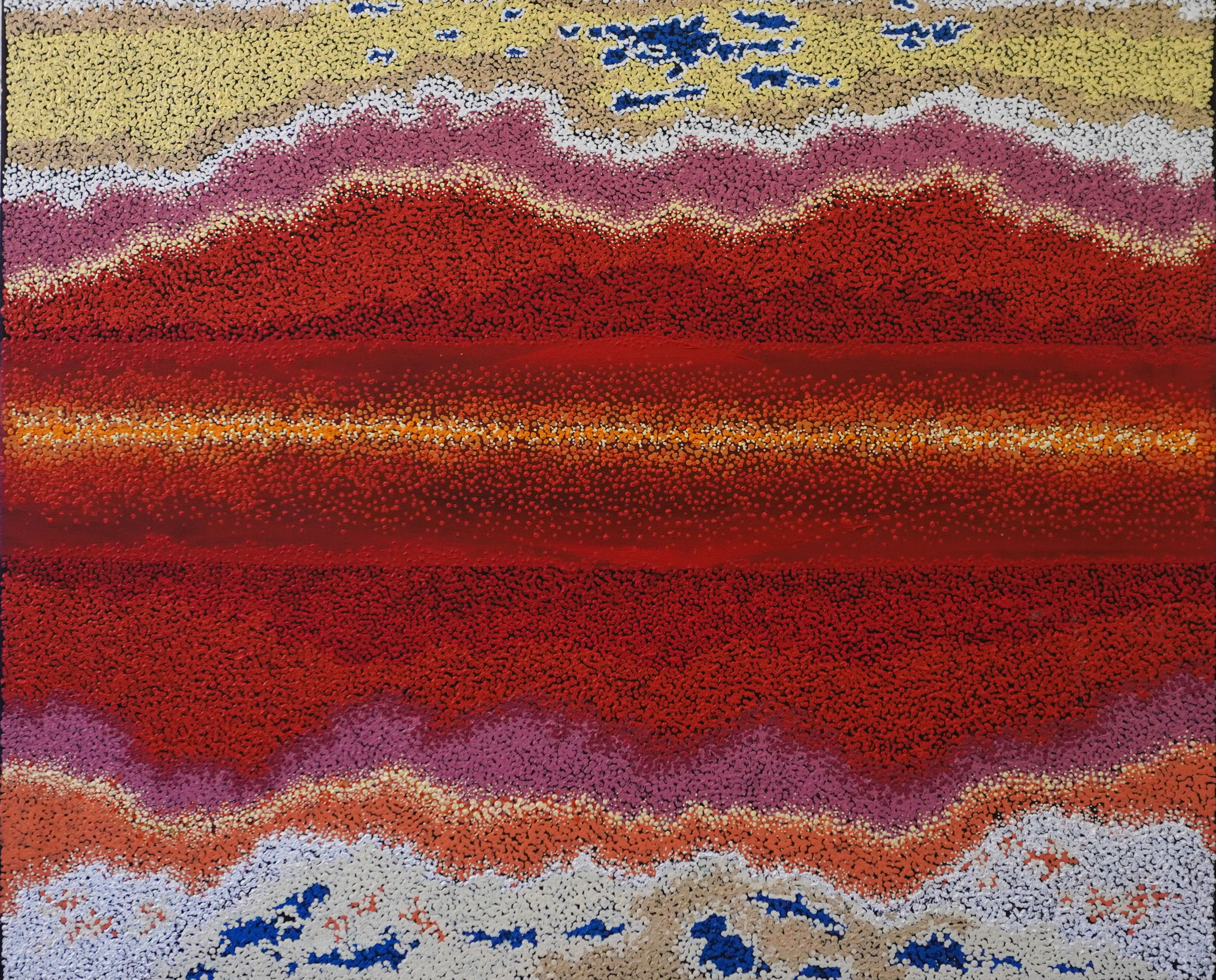 Venetta Yanawana, Nyagumarta Warren, 2025, acrylic on linen, 107 x 91cm