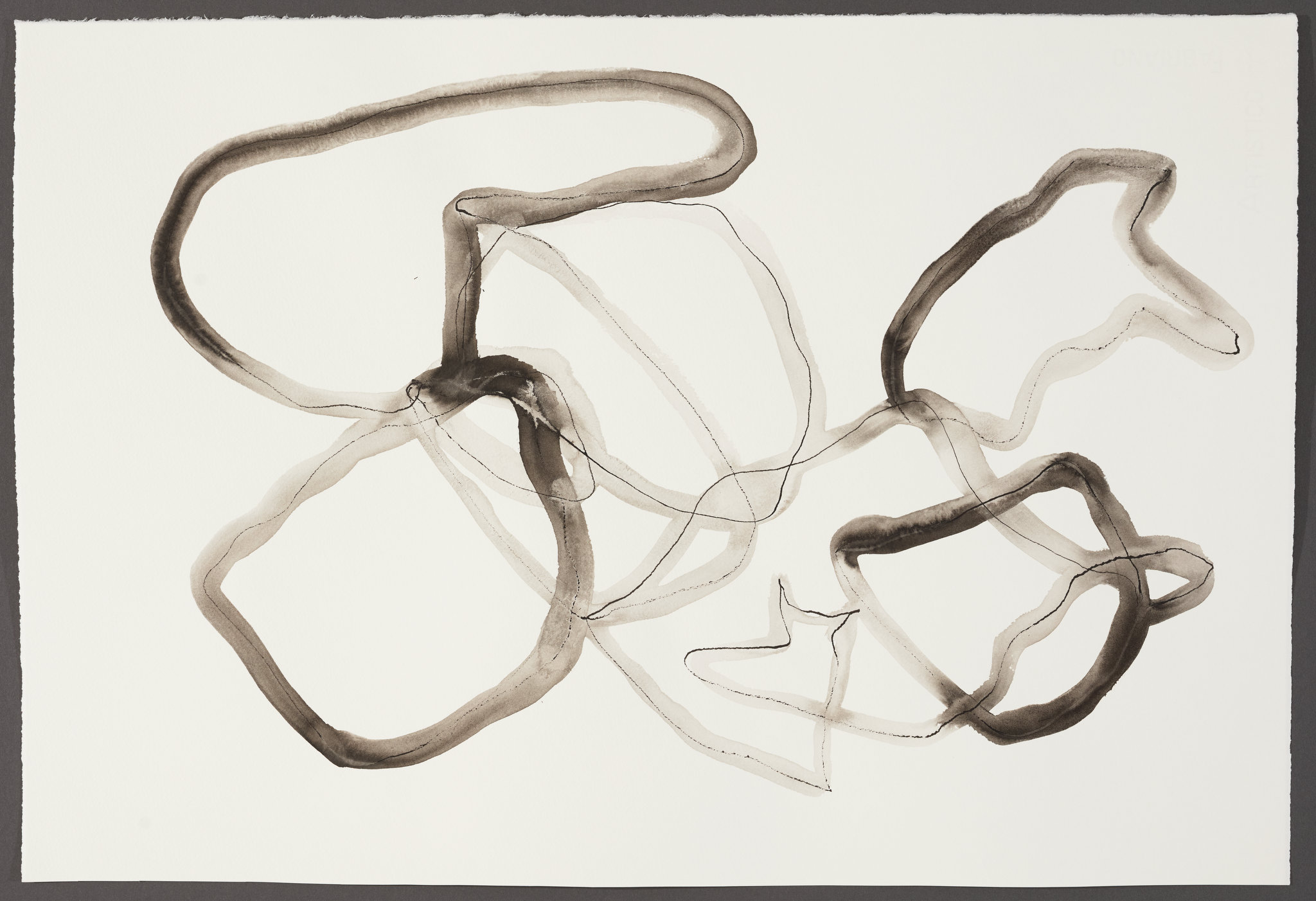 Vanessa Russ, Cloud Study, Derby - Broome 2, 2025, Indian ink on paper, 56 x 38cm