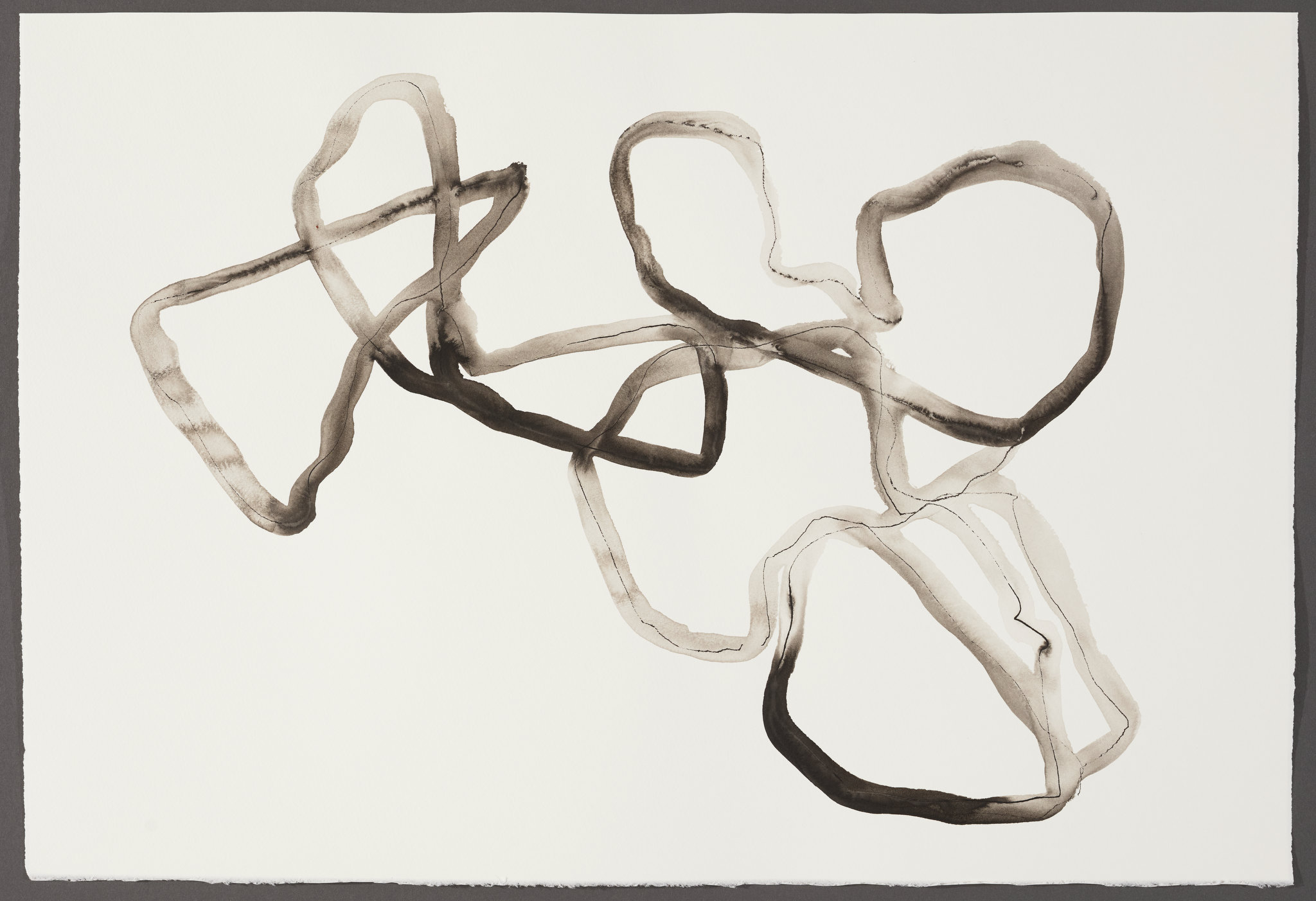 Vanessa Russ, Cloud Study, Derby - Broome 4, 2025, Indian ink on paper, 56 x 38cm