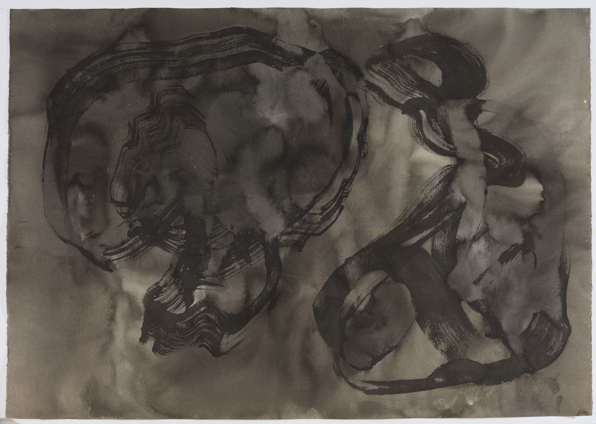 Vanessa Russ, Storm 3, 2024, Indian ink on paper, 140 x 110cm