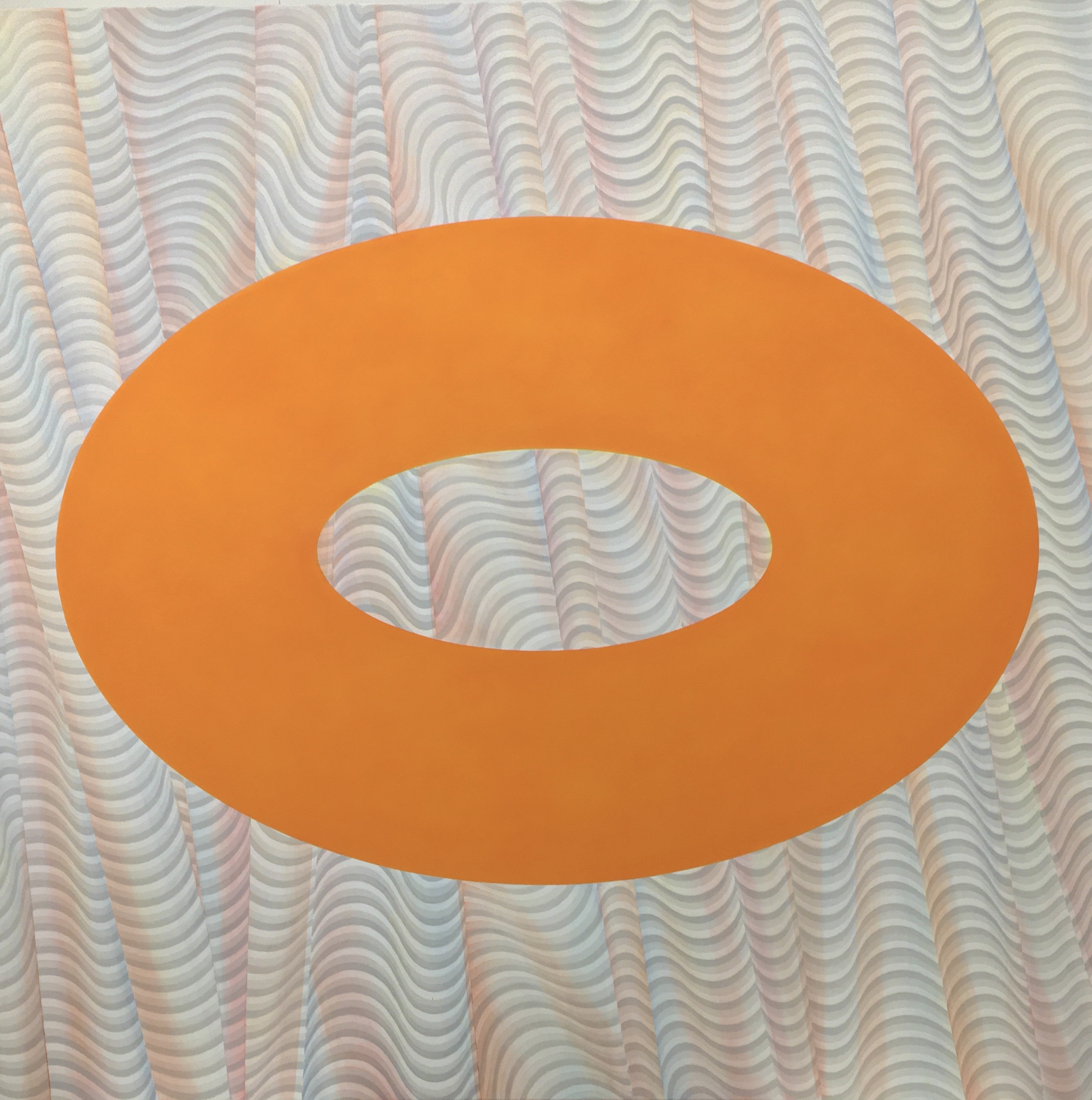 Helen Smith, Blue Highway #64, 2025, oil on canvas, 150 x 150cm