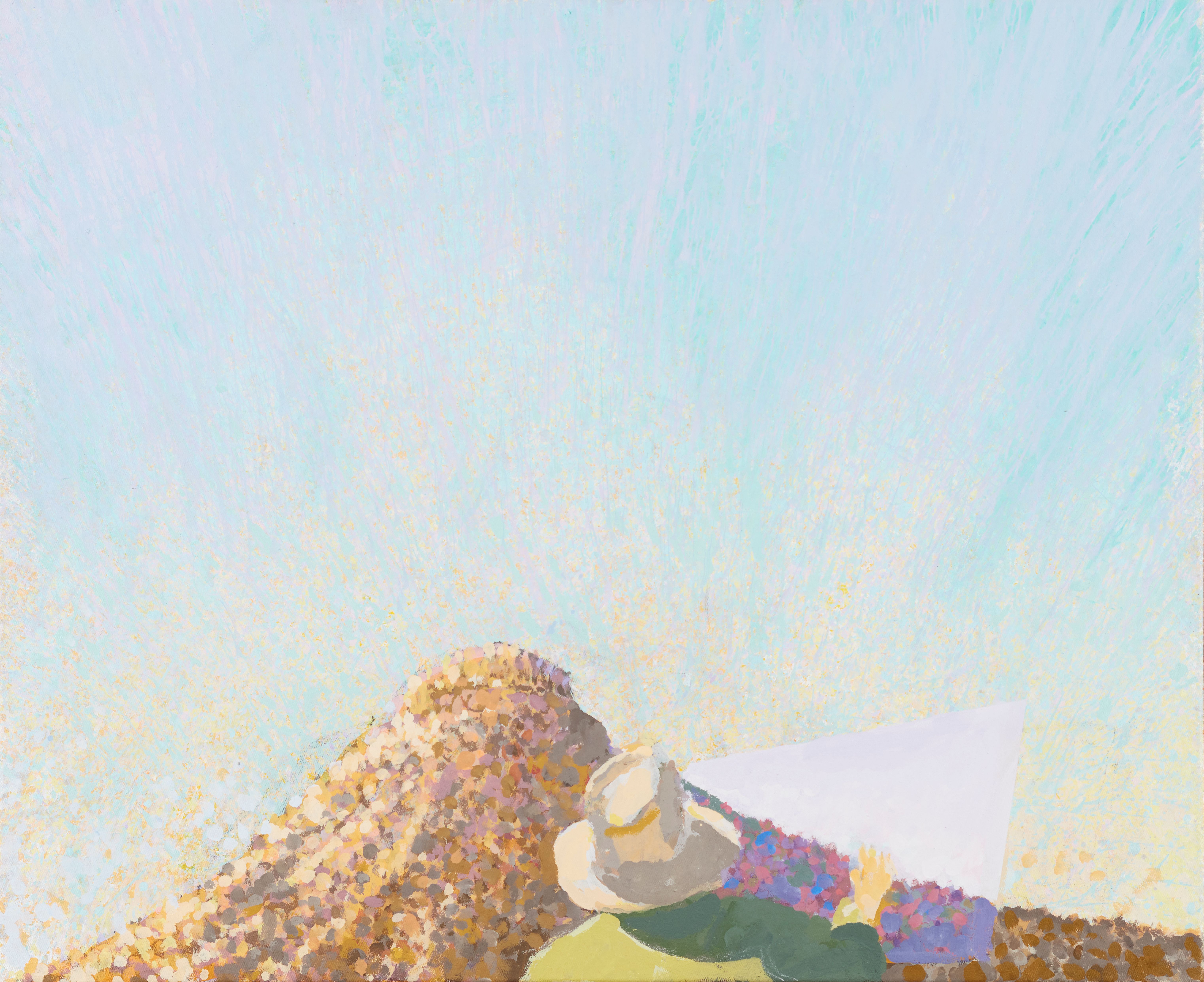 George Haynes, Cooya Pooya I, 2023, acrylic on canvas, 96.5 x 117cm