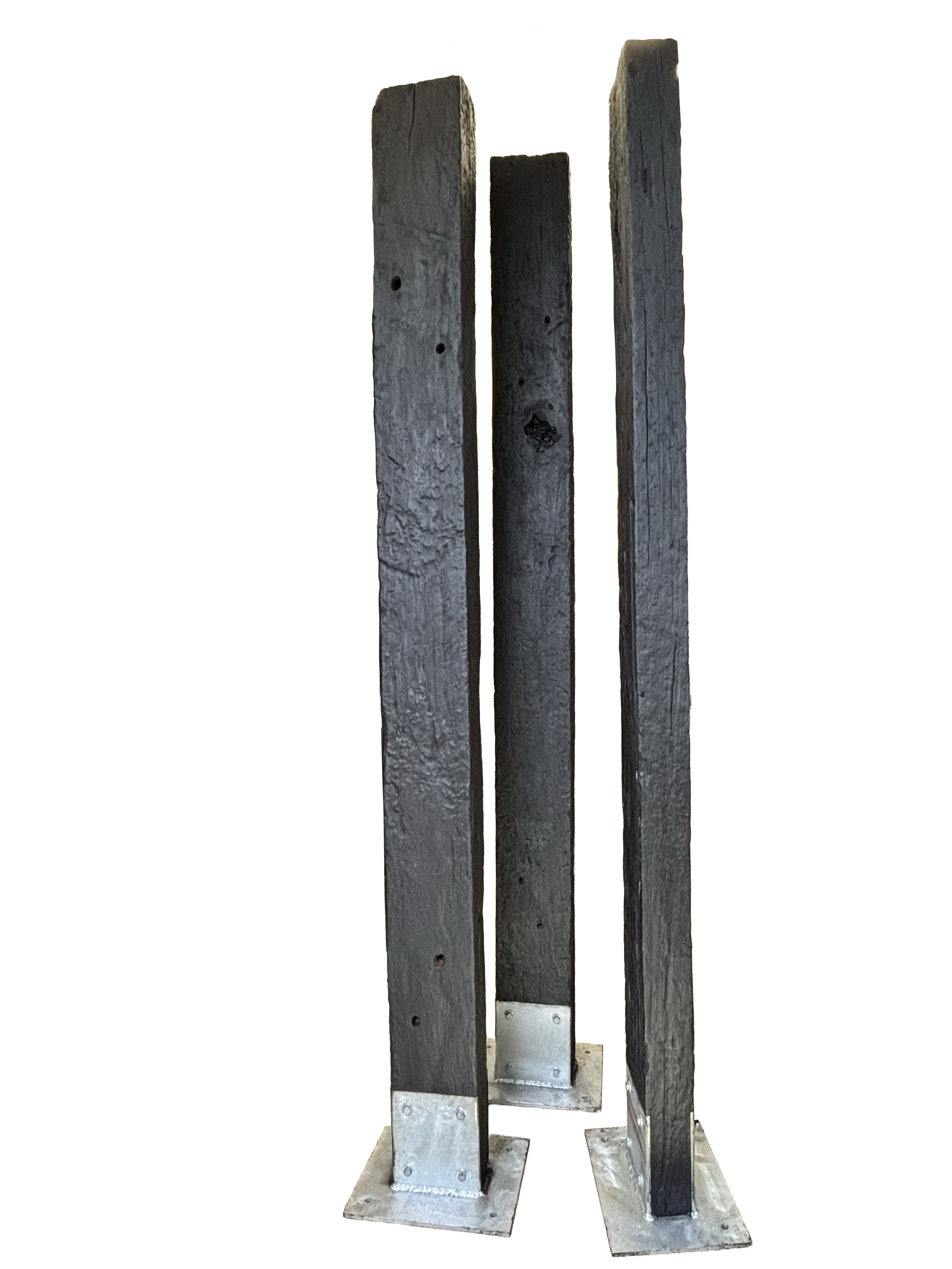 Jennifer Cochrane, Sleeper Self-portrait #17, 2026, wood, 250 x 21 x 12cm (each form)