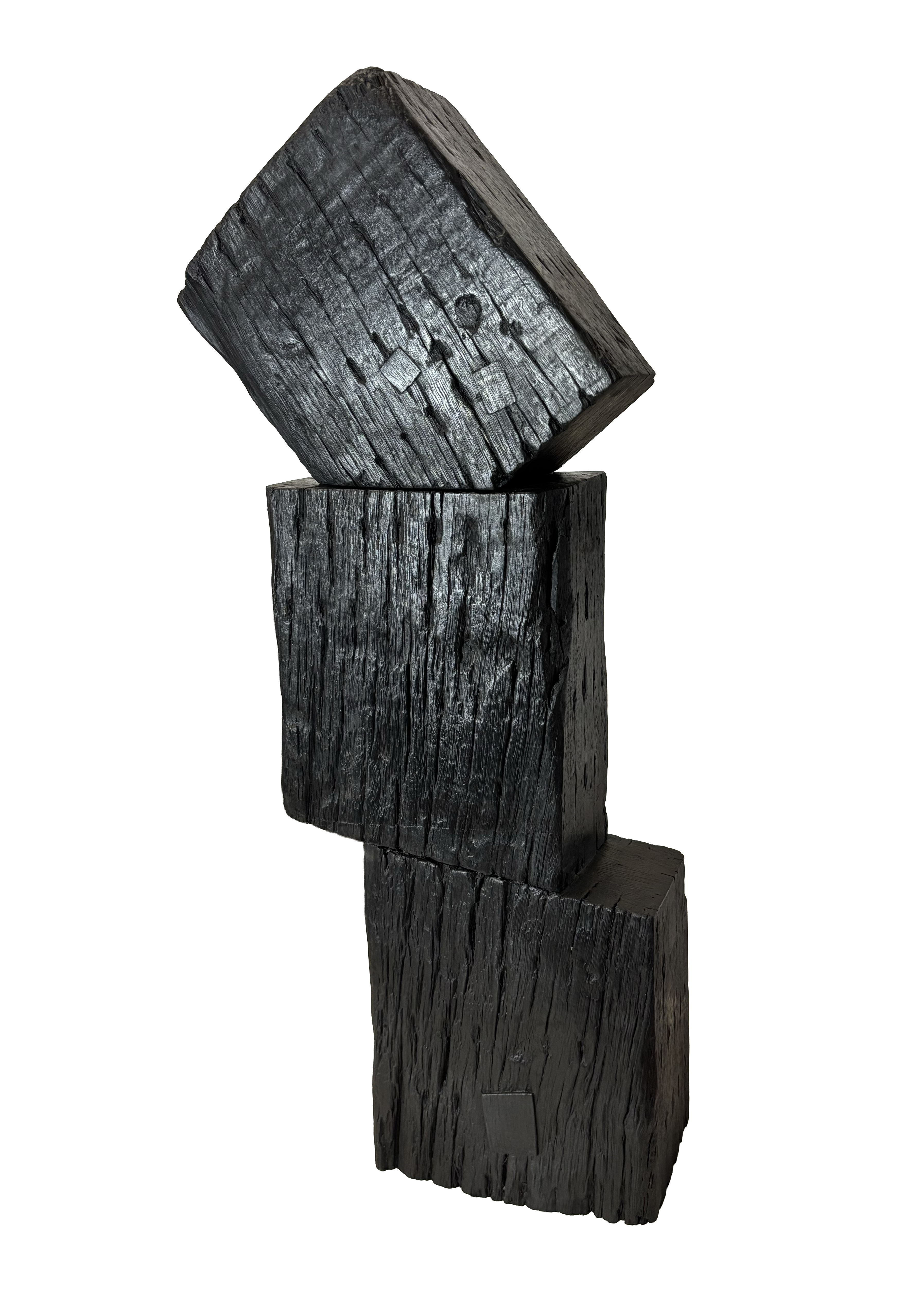 Jennifer Cochrane, Sleeper Self-portrait #18, 2026, wood, 66 x 35 x 12cm