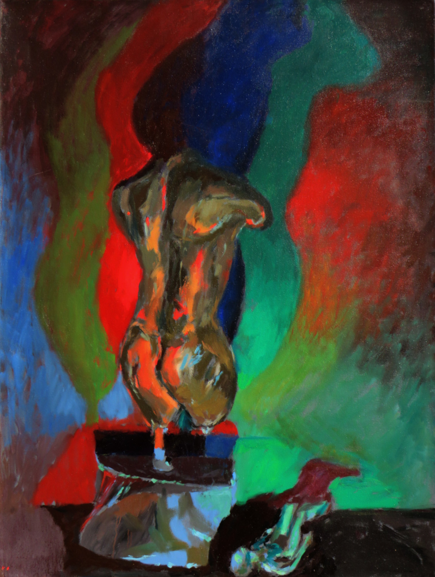 Kevin Robertson, Scene 1, 2025, oil on canvas, 103 x 76.5cm