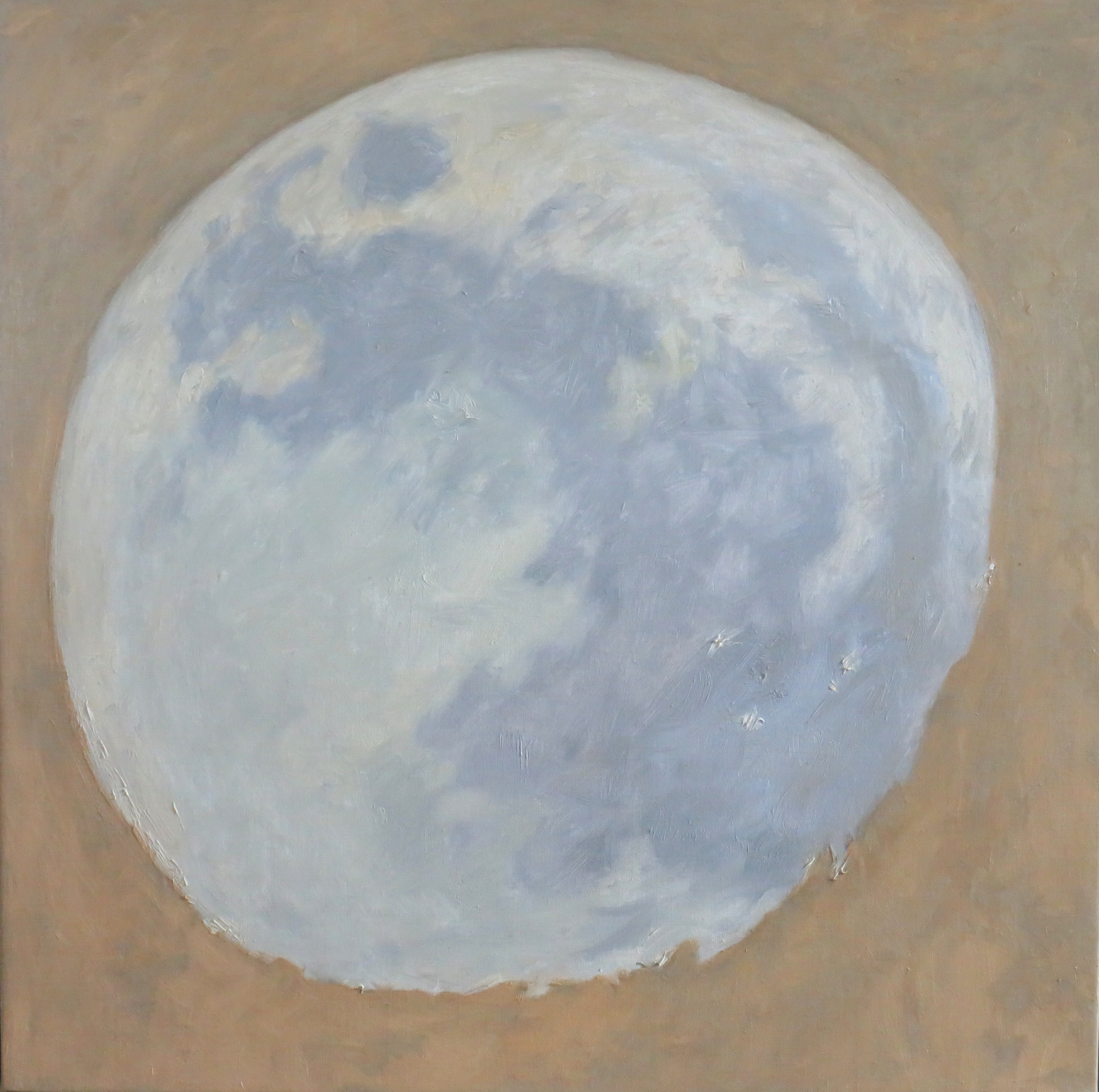 Gold Haze Moon II, 2024, oil on linen, 71 x 71cm
