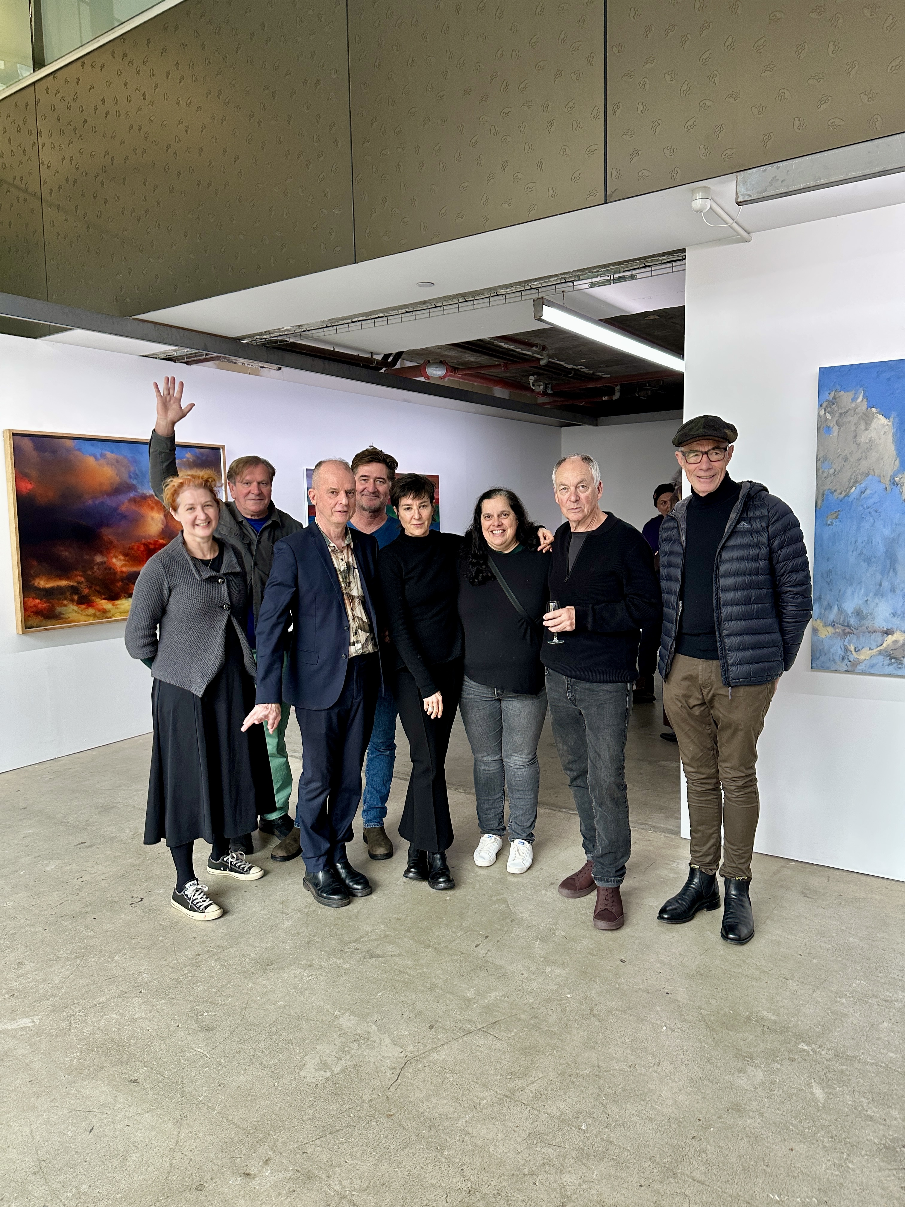 From left: Clare McFarlane, Jon Tarry, Kevin Robertson, Merrick Belyea, Susan Roux, Vanessa Russ, Brad Rimmer and Nigel Hewitt