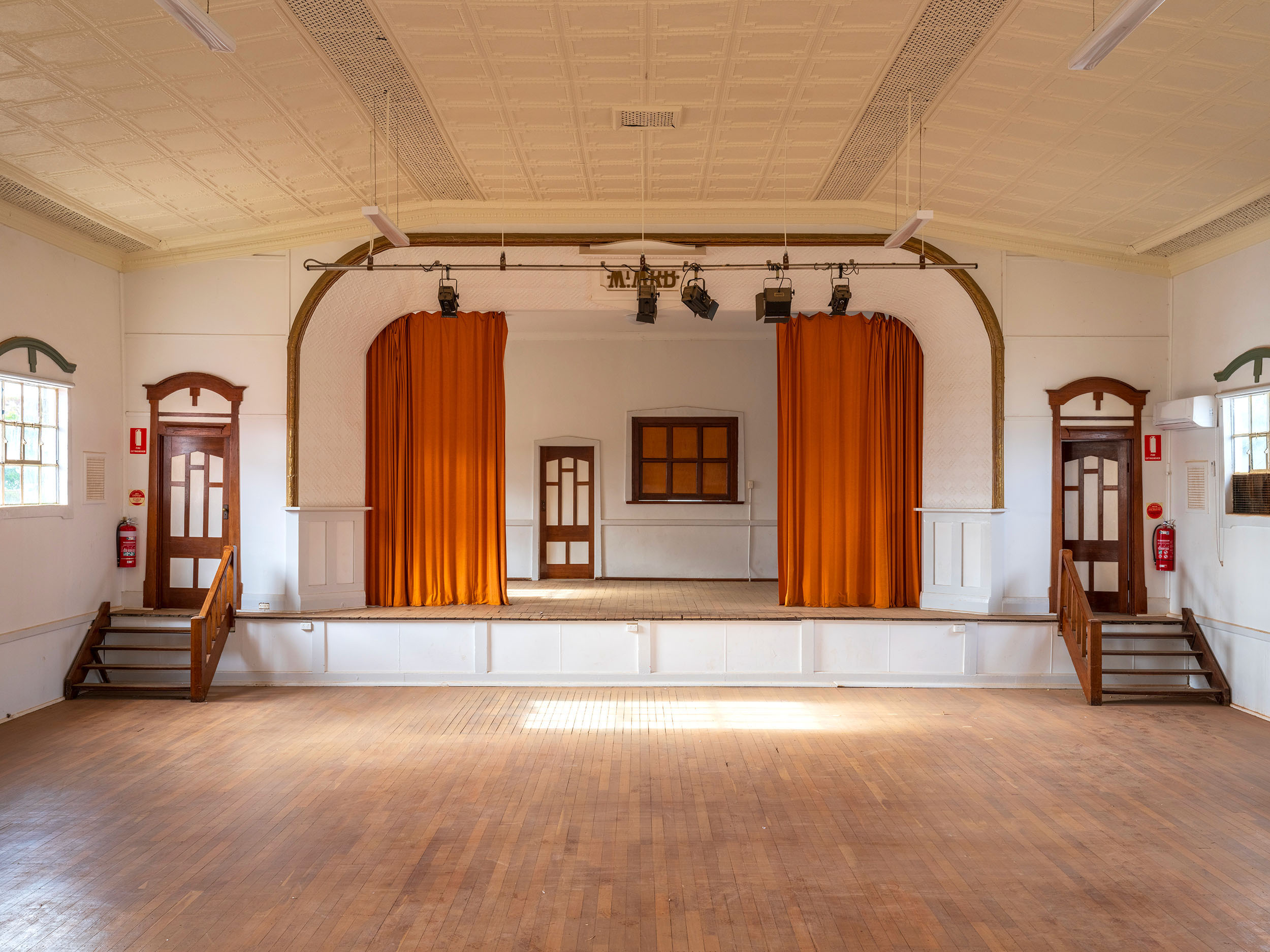 Bencubbin Town Hall, Winter 2025 (detail), 2025, archival pigment print, 100 x 134cm